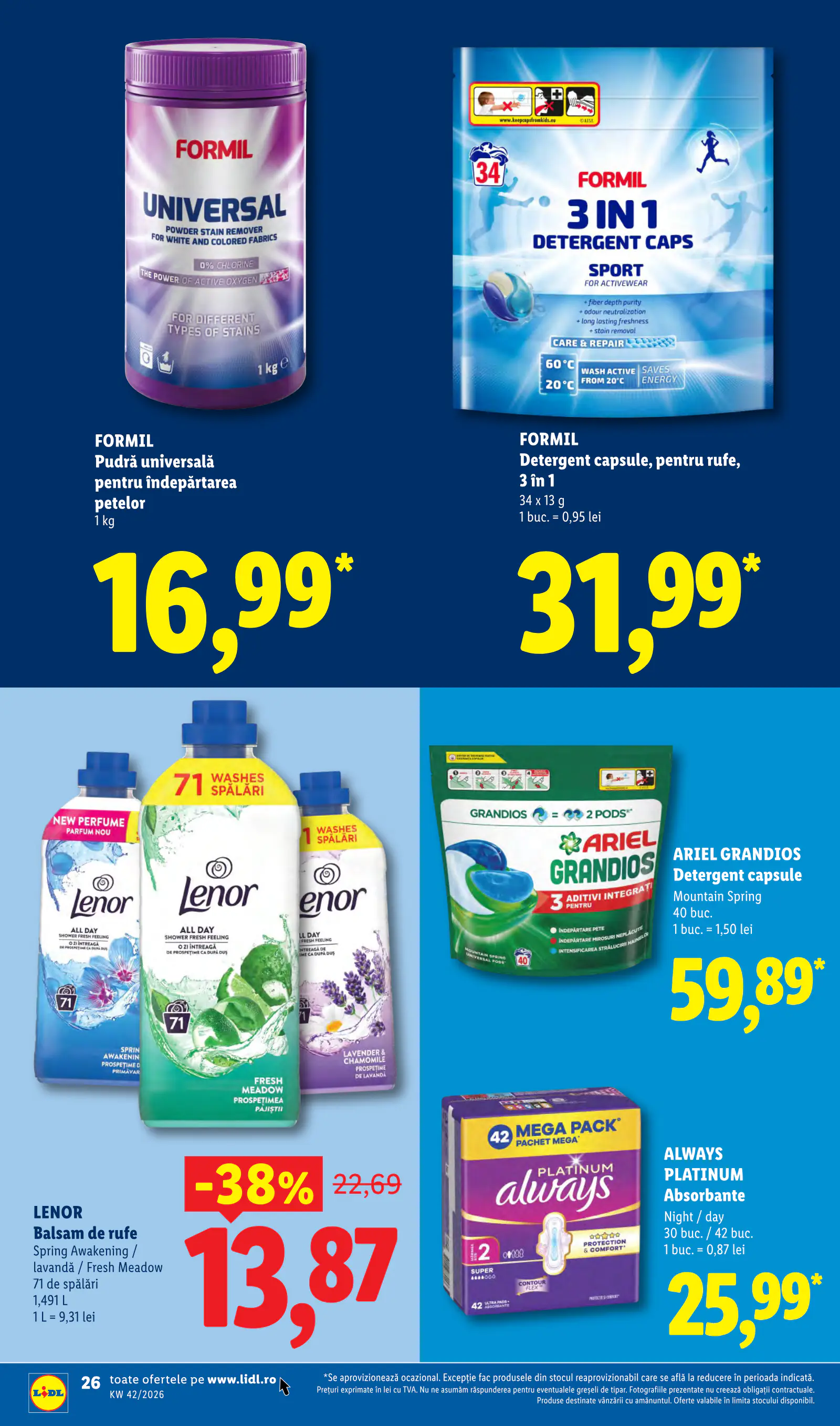 Lidl Románia Catalogul săptămânal, 26. oldal (okt. 12–18.)