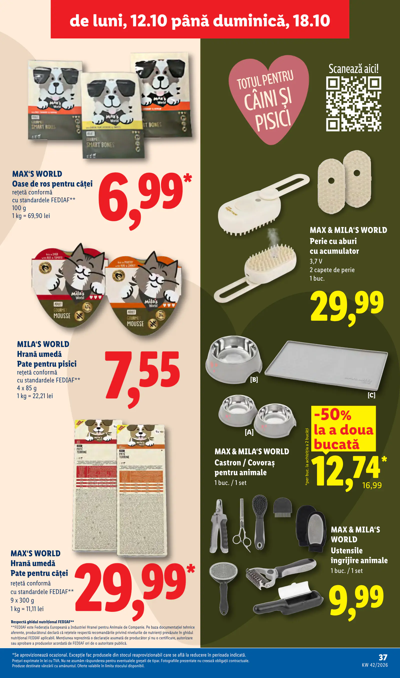 Lidl Románia Catalogul săptămânal, 37. oldal (okt. 12–18.)