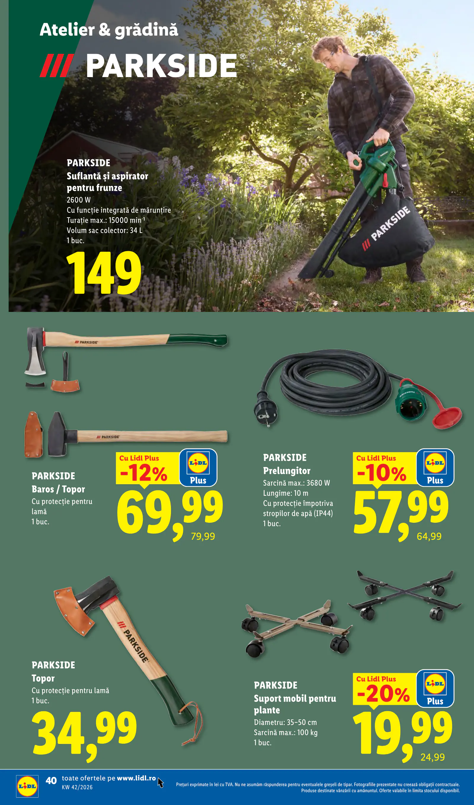 Lidl Románia Catalogul săptămânal, 40. oldal (okt. 12–18.)