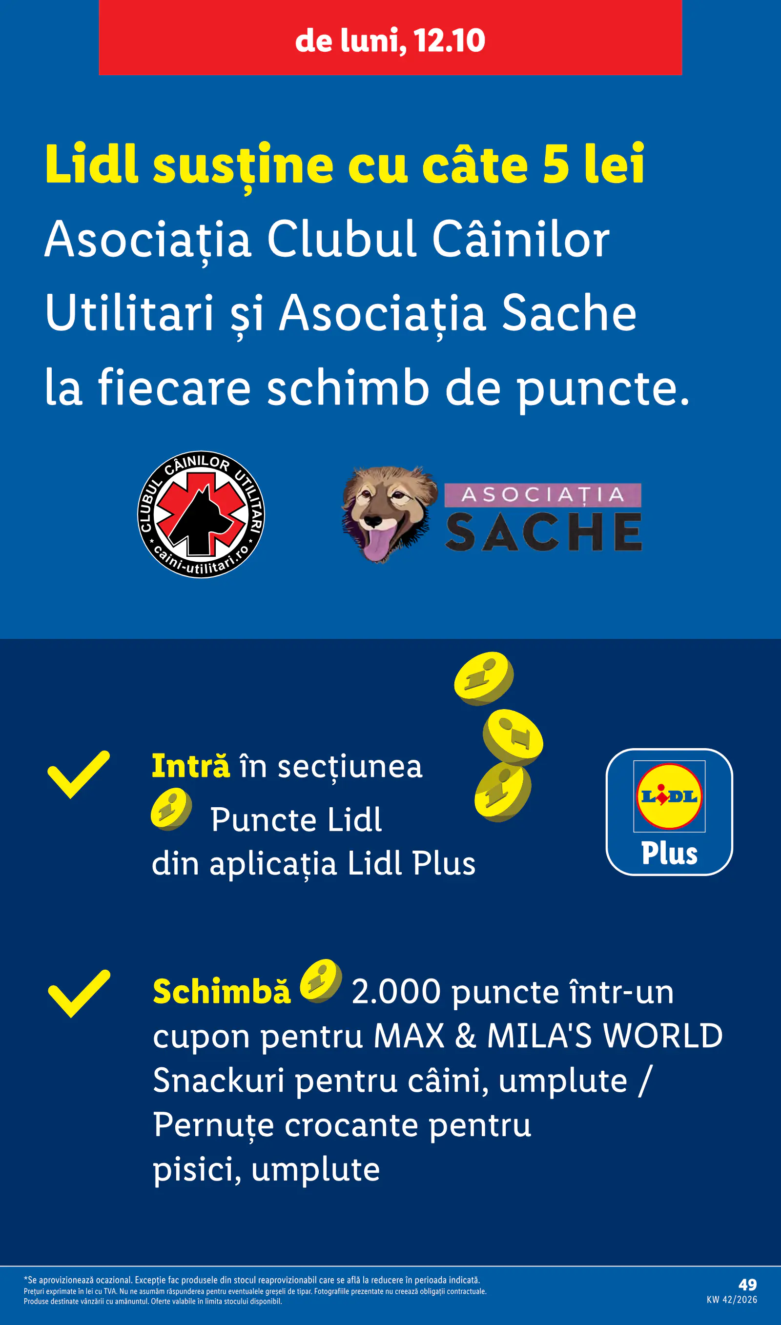 Lidl Románia Catalogul săptămânal, 49. oldal (okt. 12–18.)