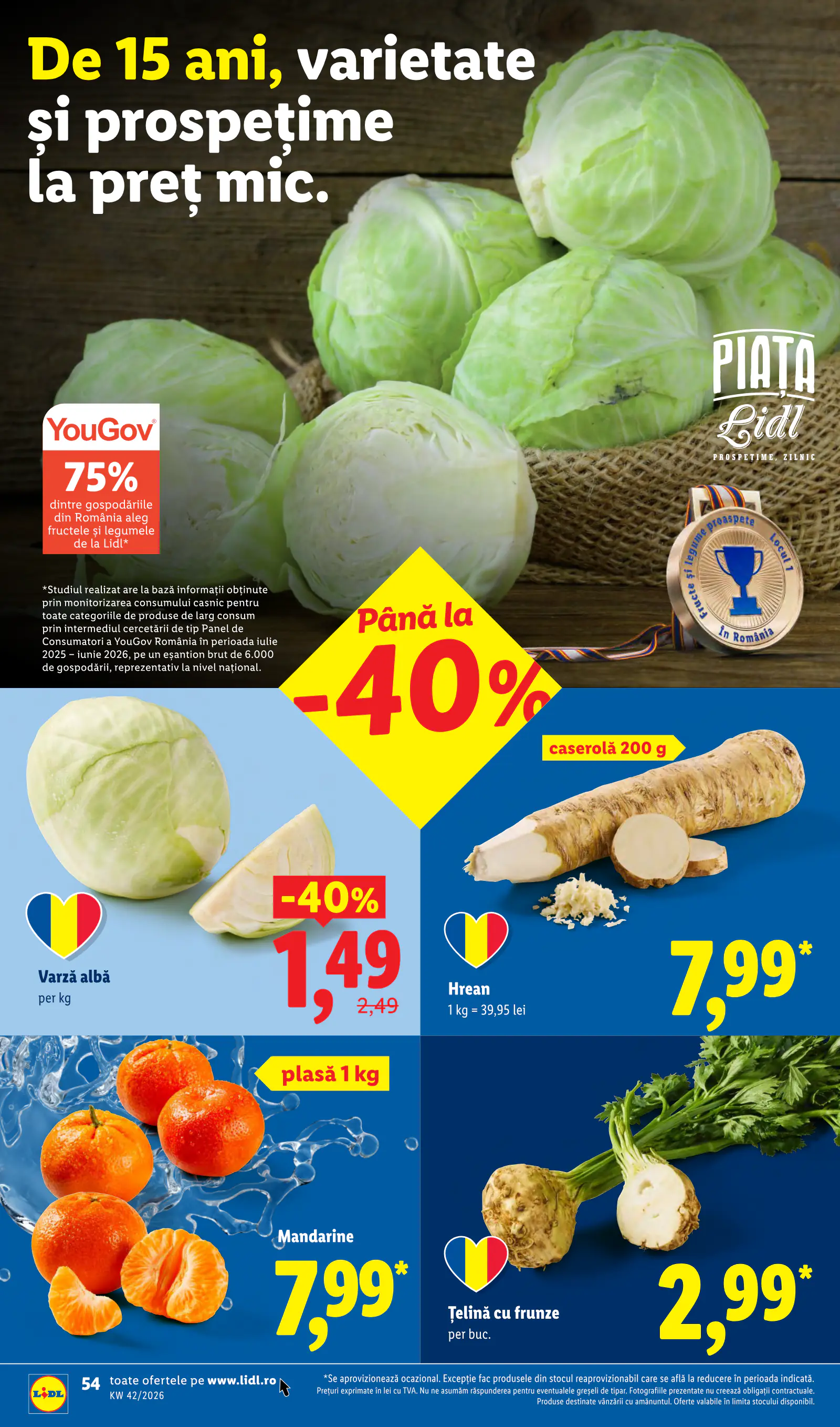 Lidl Románia Catalogul săptămânal, 54. oldal (okt. 12–18.)
