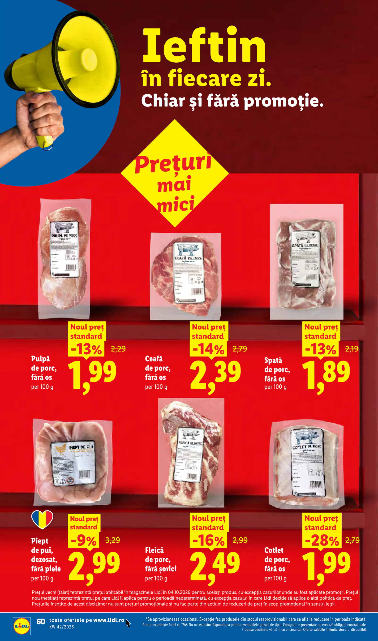 Lidl Románia Catalogul săptămânal, 60. oldal (okt. 12–18.)