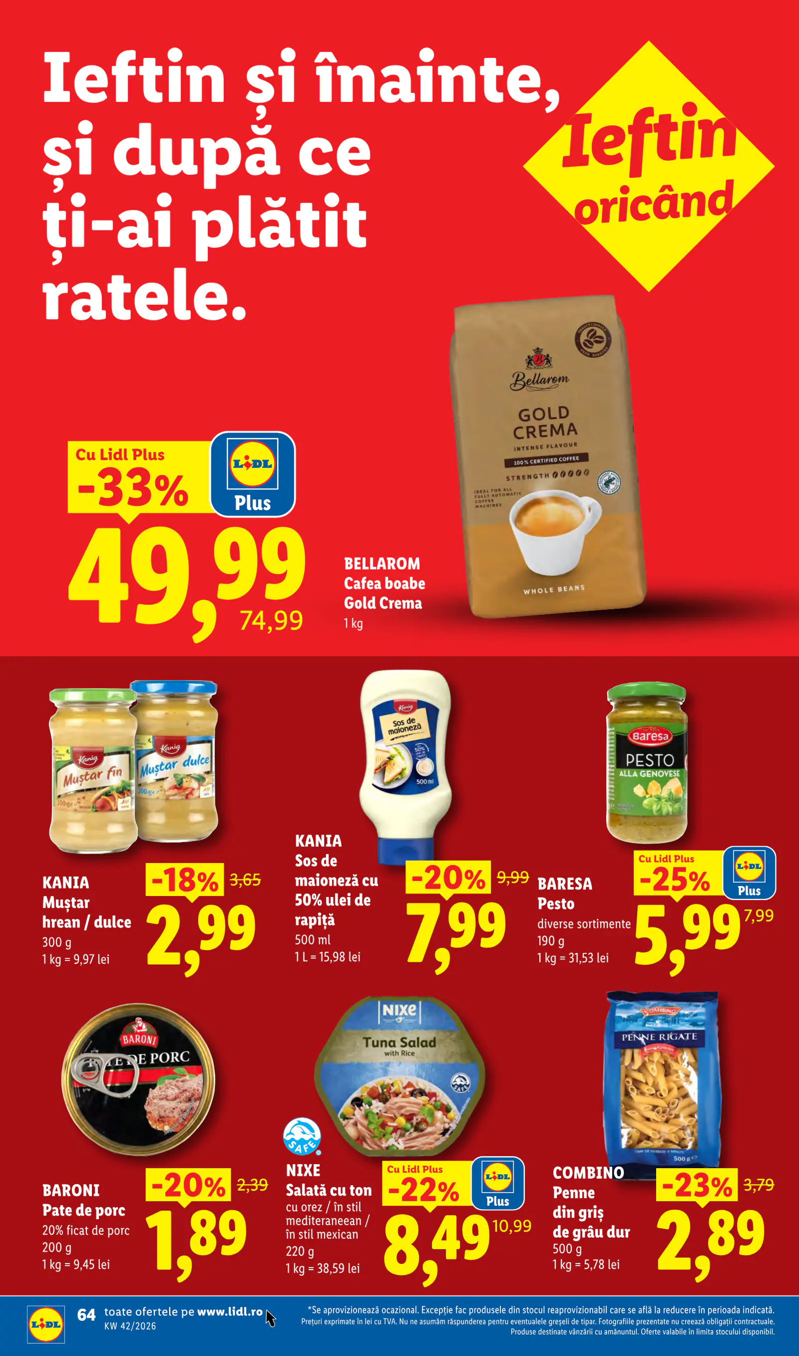 Lidl Románia Catalogul săptămânal, 64. oldal (okt. 12–18.)