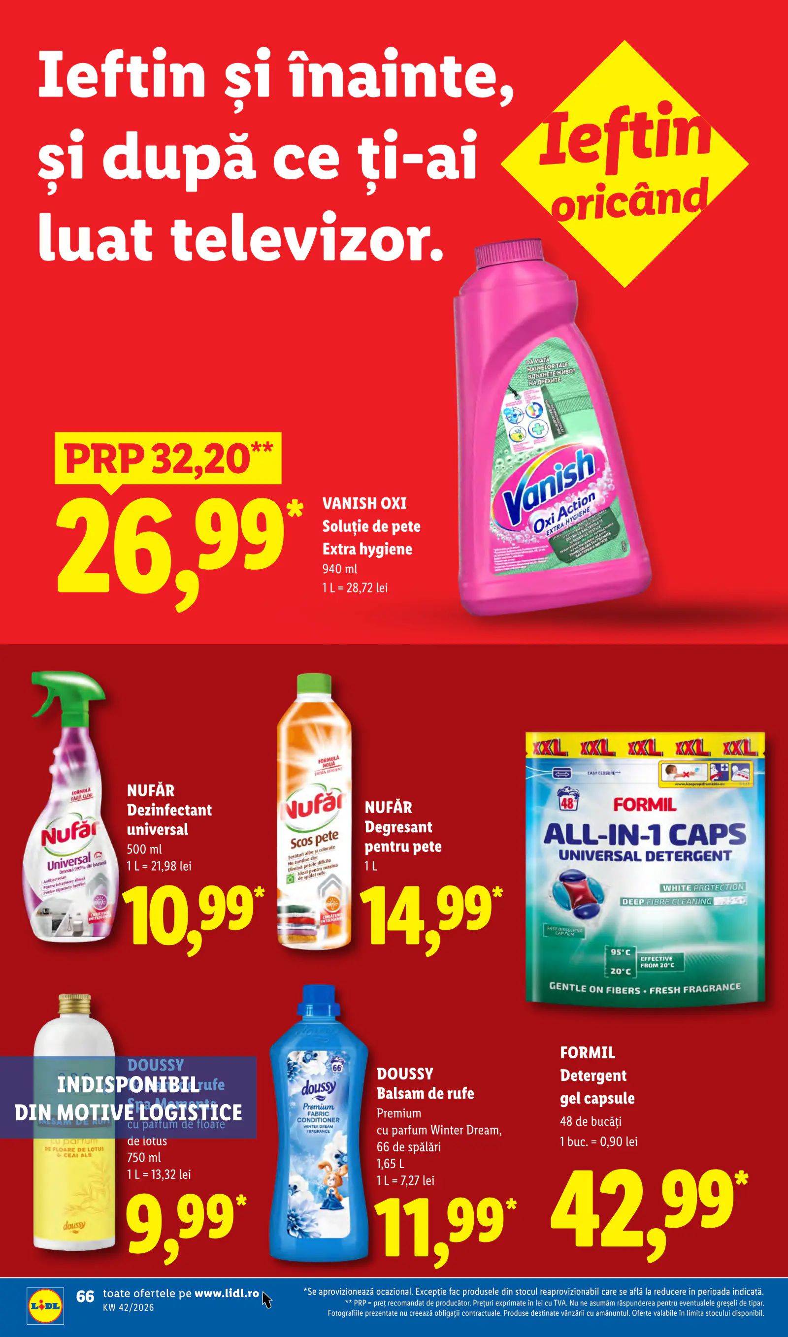 Lidl Románia Catalogul săptămânal, 66. oldal (okt. 12–18.)