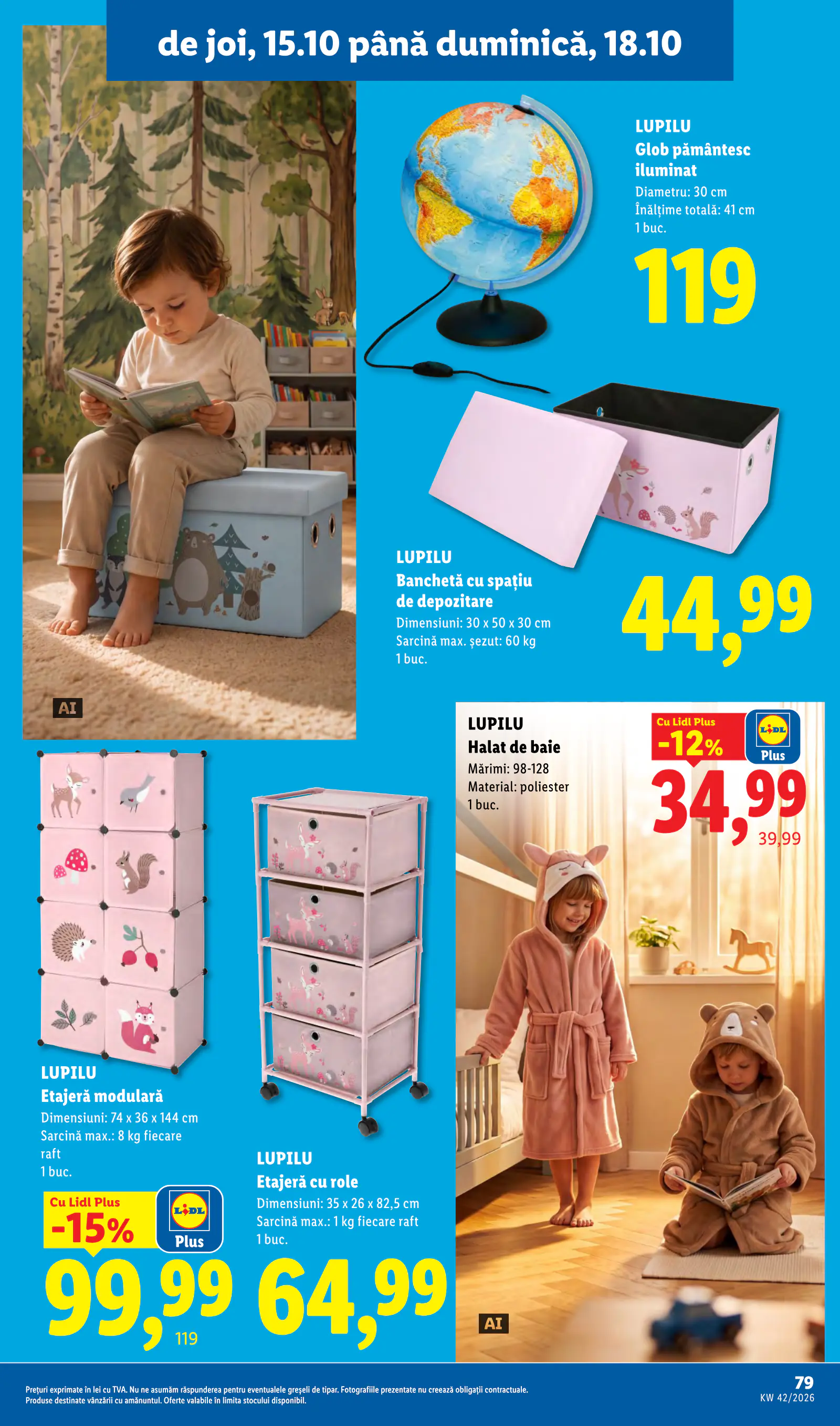 Lidl Románia Catalogul săptămânal, 79. oldal (okt. 12–18.)
