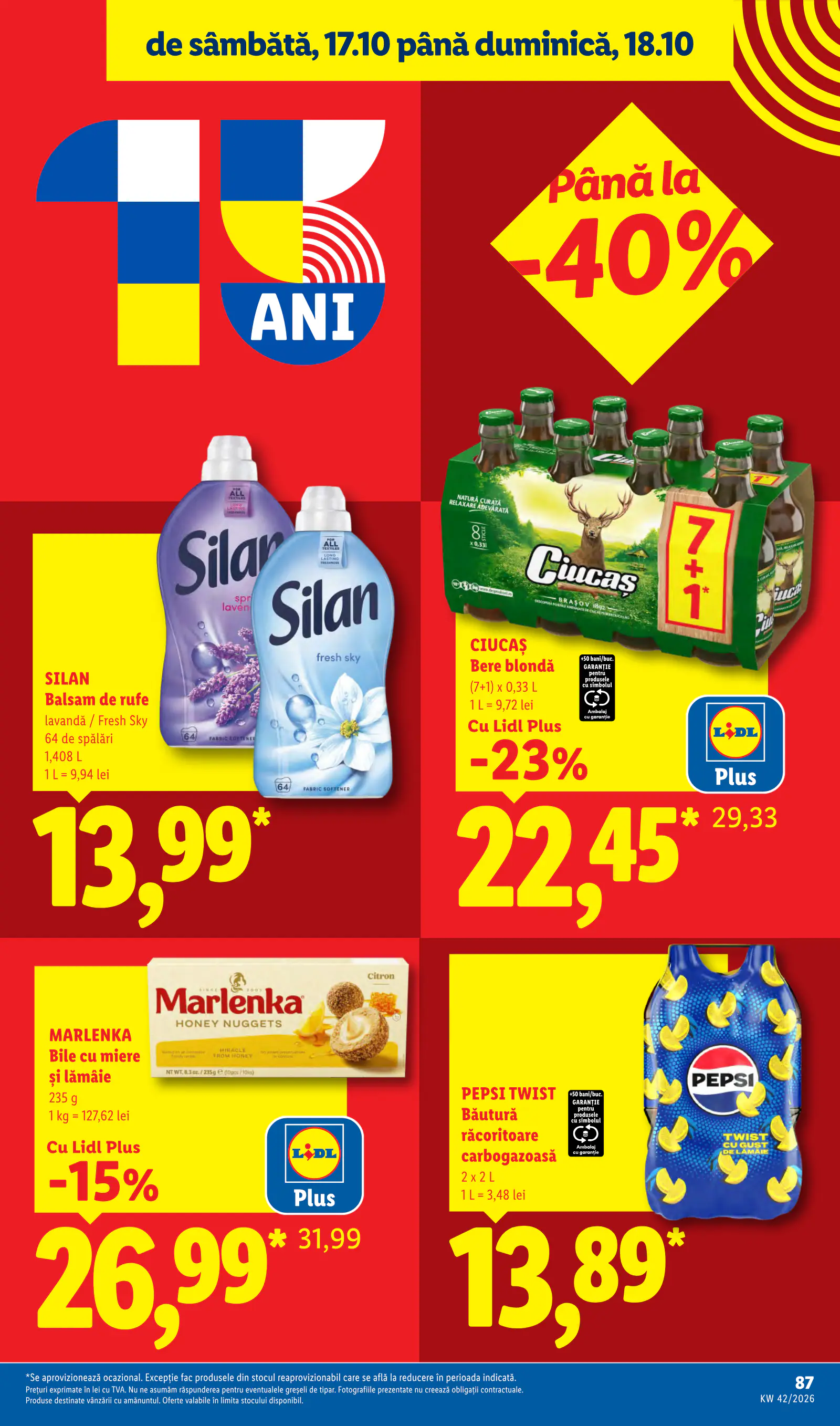 Lidl Románia Catalogul săptămânal, 87. oldal (okt. 12–18.)