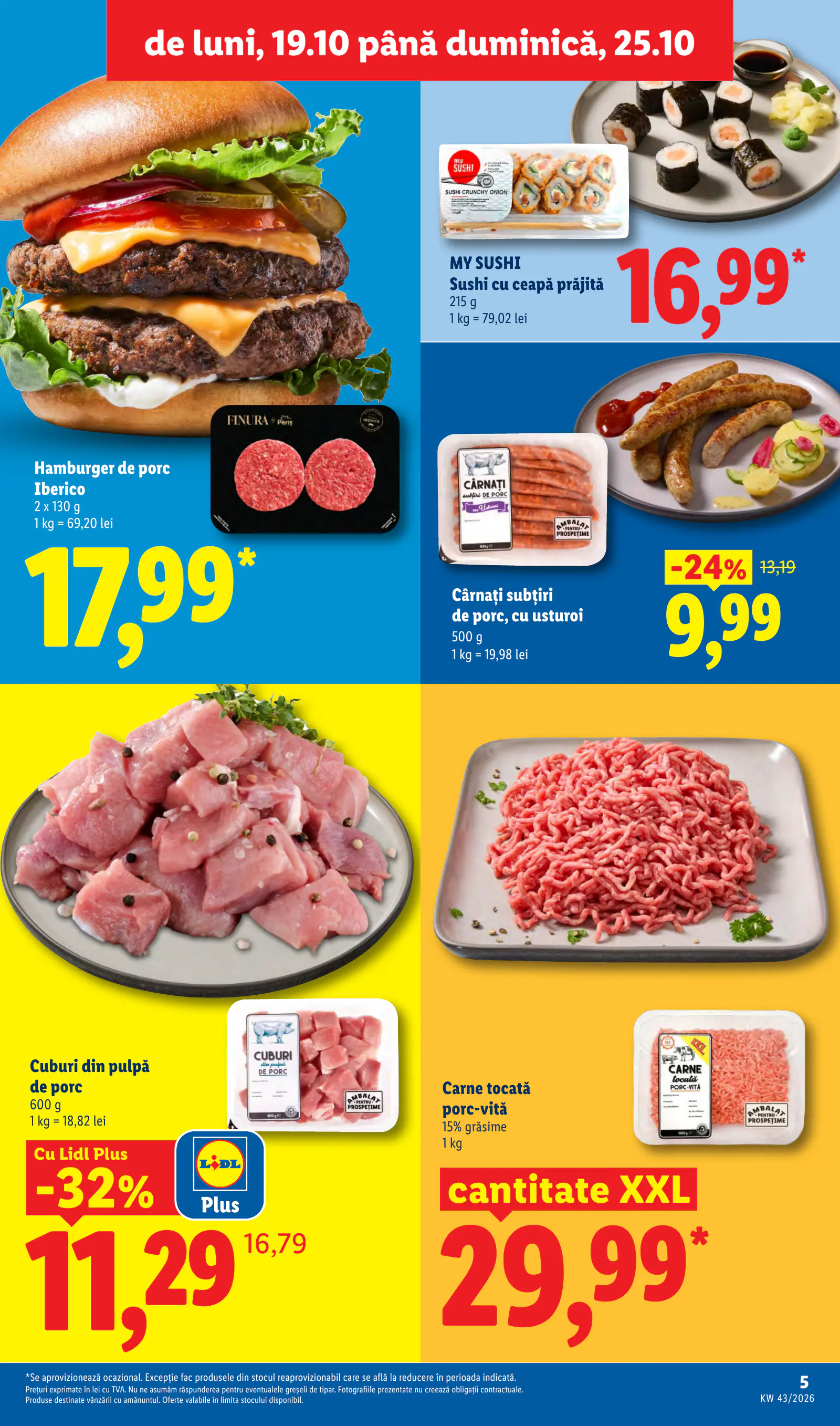Lidl Románia Catalogul săptămânal, 5. oldal (okt. 19–25.)