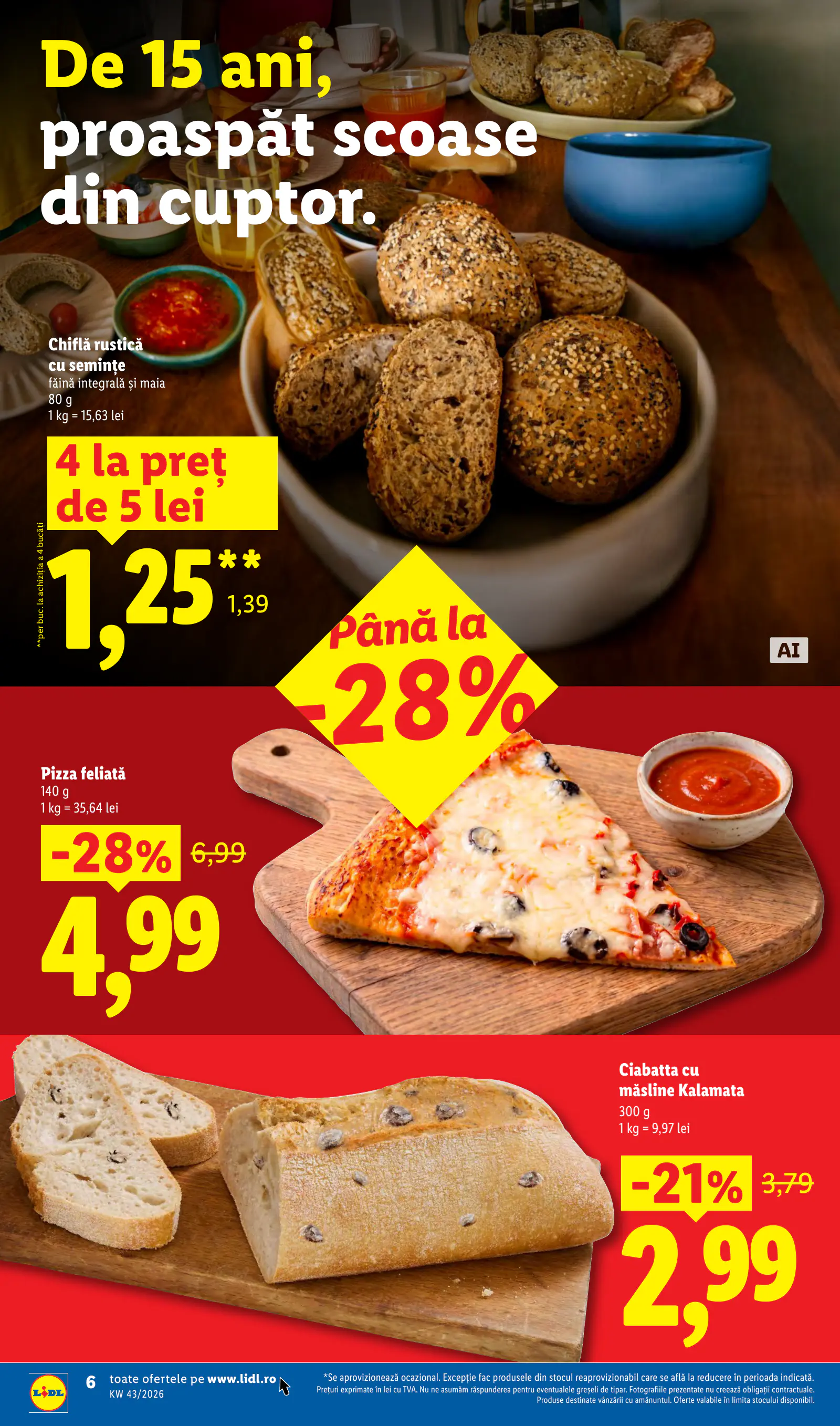 Lidl Románia Catalogul săptămânal, 6. oldal (okt. 19–25.)