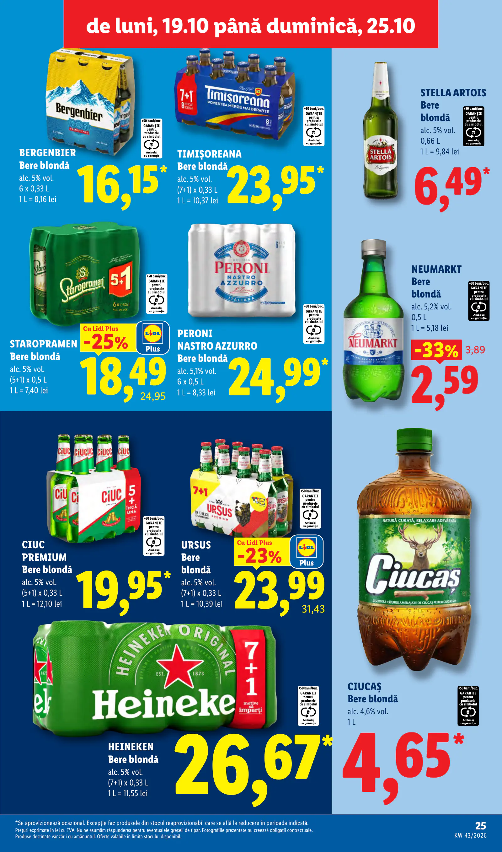 Lidl Románia Catalogul săptămânal, 25. oldal (okt. 19–25.)