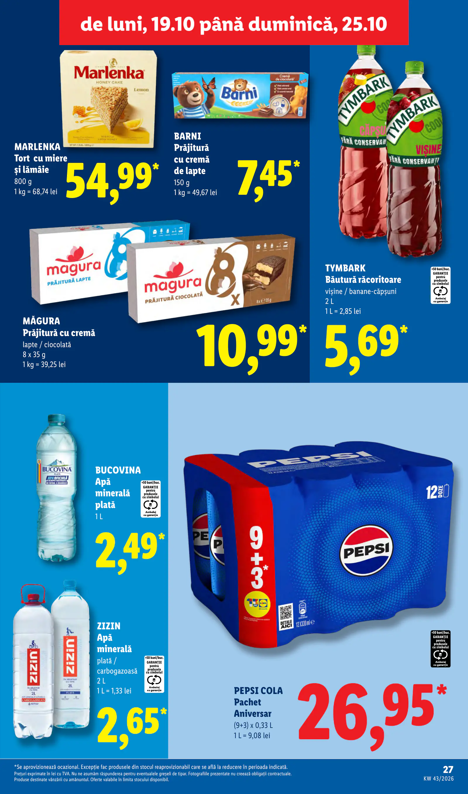 Lidl Románia Catalogul săptămânal, 27. oldal (okt. 19–25.)