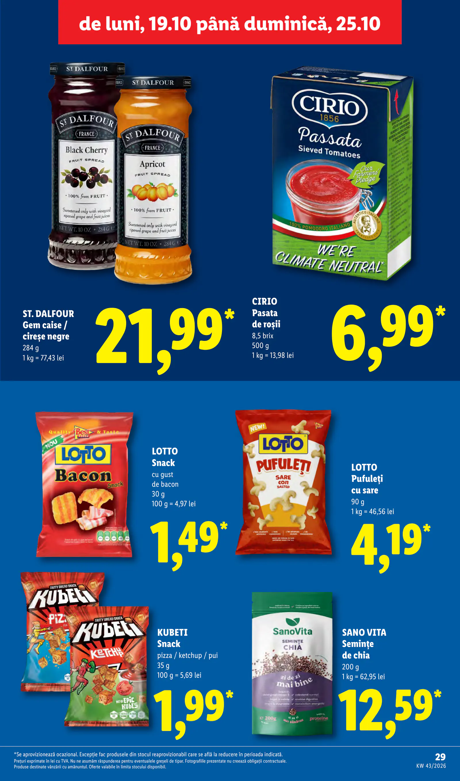 Lidl Románia Catalogul săptămânal, 29. oldal (okt. 19–25.)