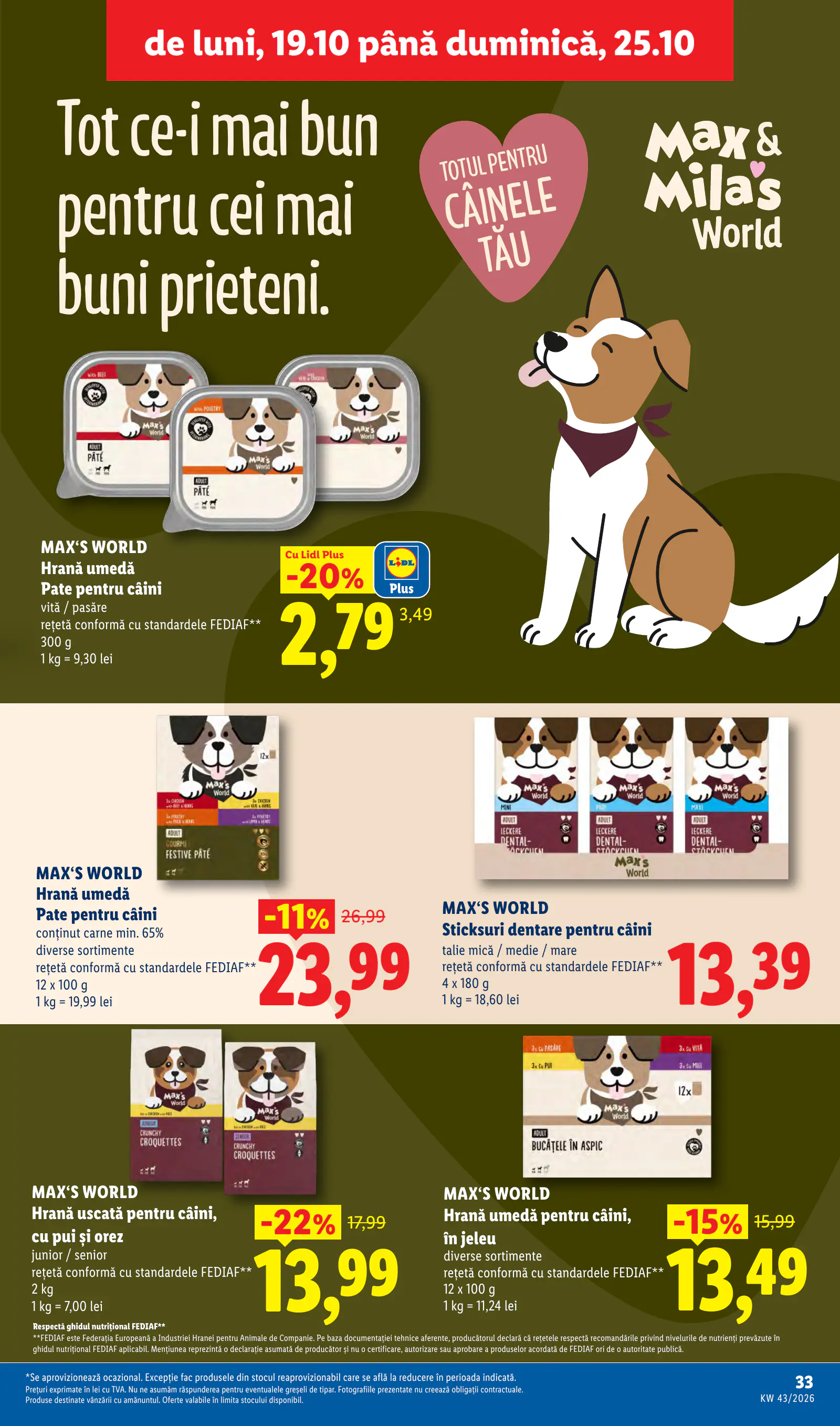 Lidl Románia Catalogul săptămânal, 33. oldal (okt. 19–25.)