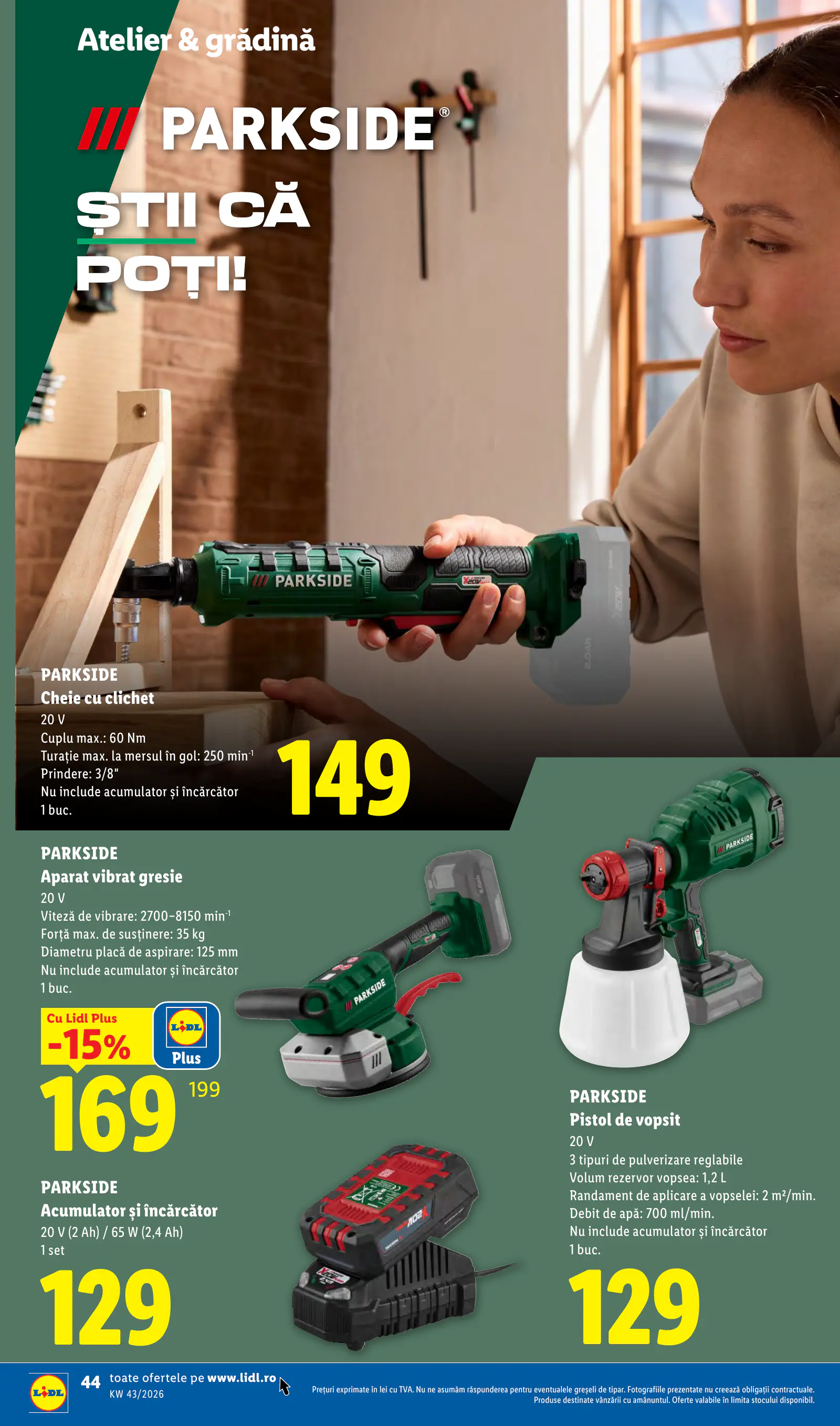 Lidl Románia Catalogul săptămânal, 44. oldal (okt. 19–25.)