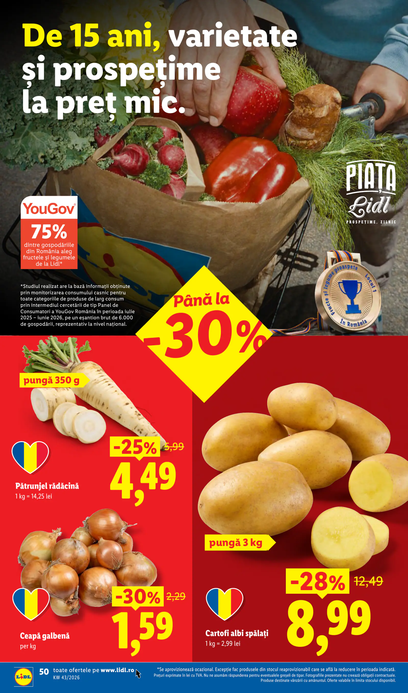 Lidl Románia Catalogul săptămânal, 50. oldal (okt. 19–25.)
