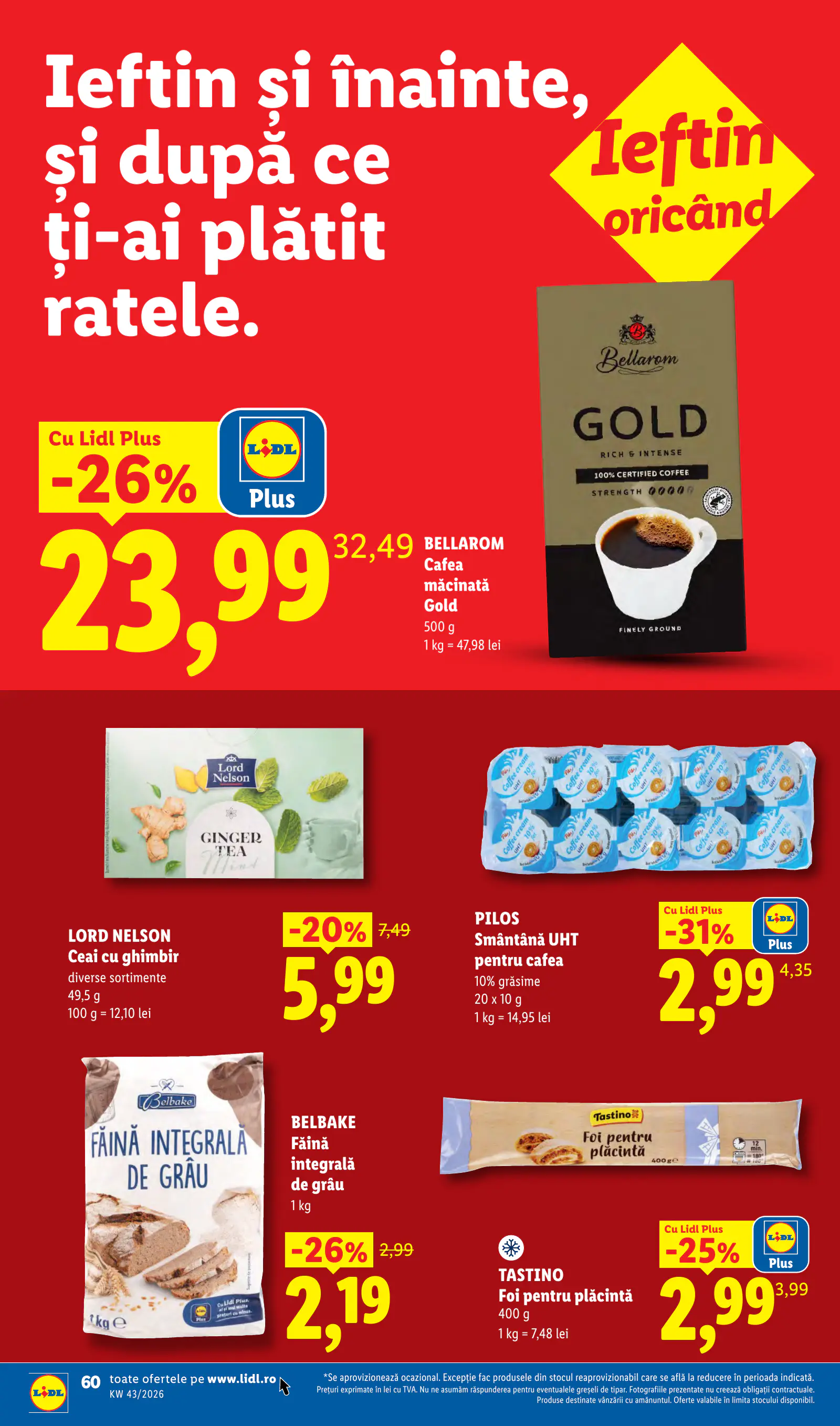 Lidl Románia Catalogul săptămânal, 60. oldal (okt. 19–25.)