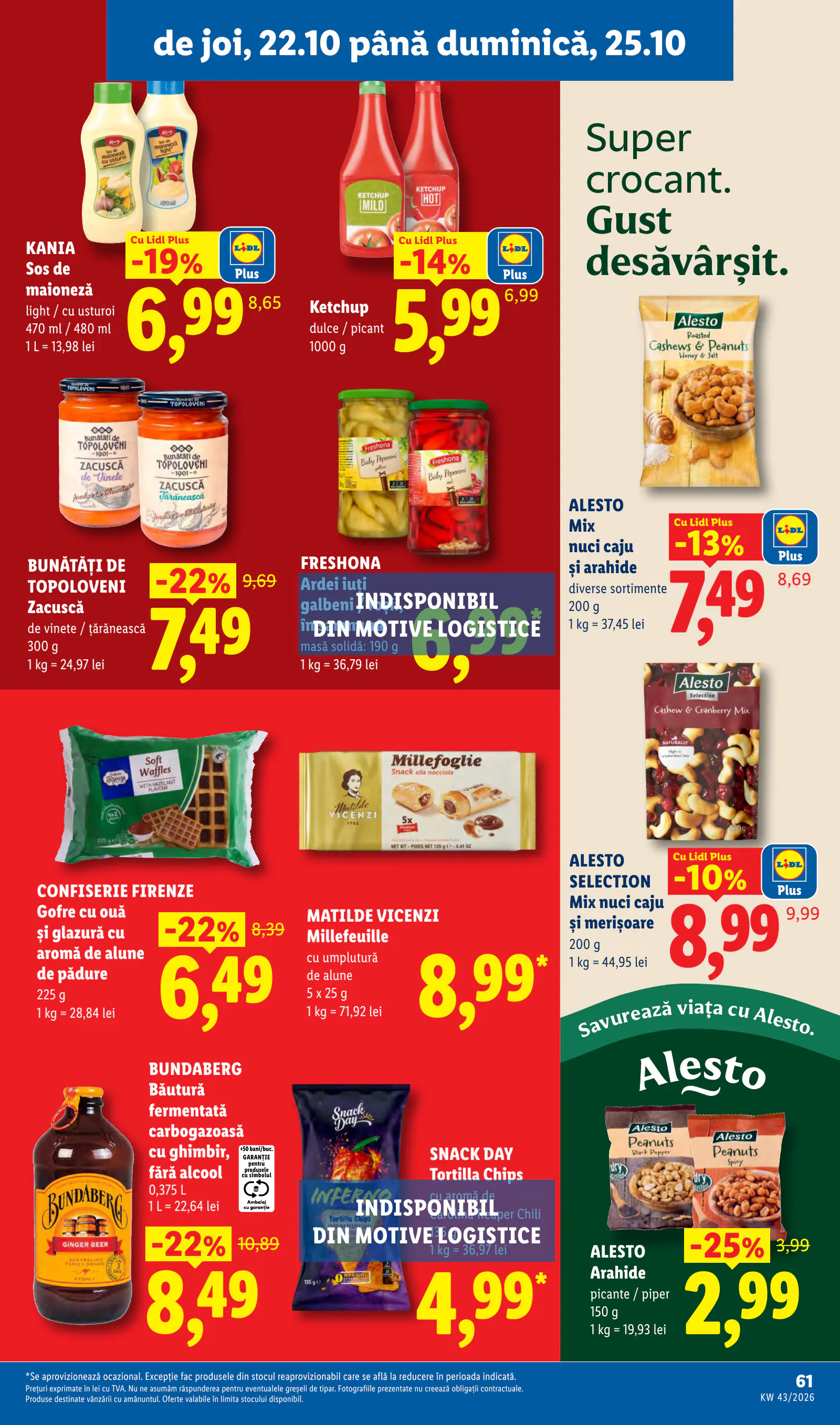 Lidl Románia Catalogul săptămânal, 61. oldal (okt. 19–25.)