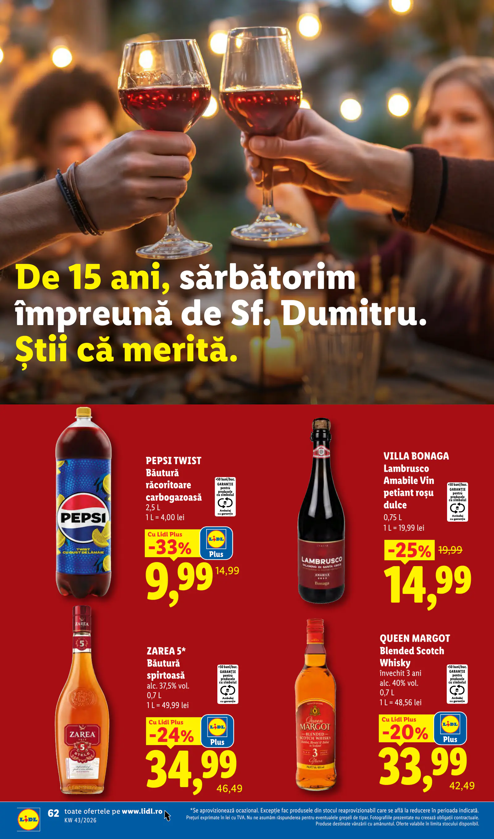 Lidl Románia Catalogul săptămânal, 62. oldal (okt. 19–25.)