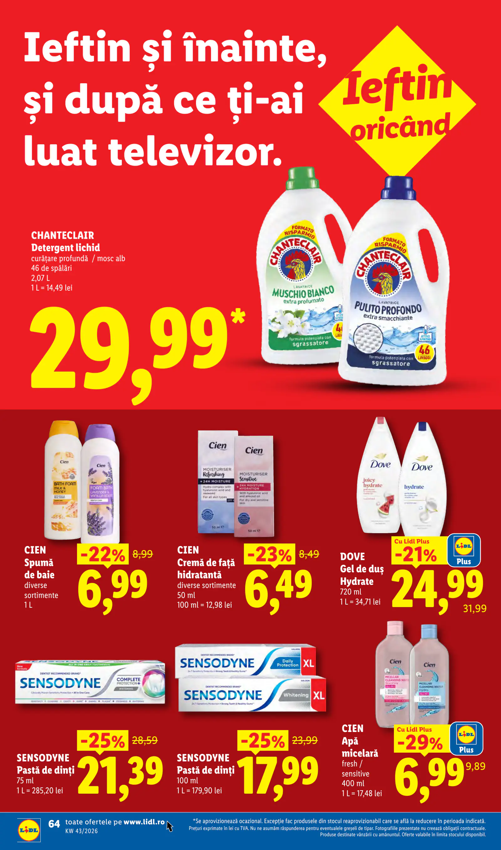 Lidl Románia Catalogul săptămânal, 64. oldal (okt. 19–25.)