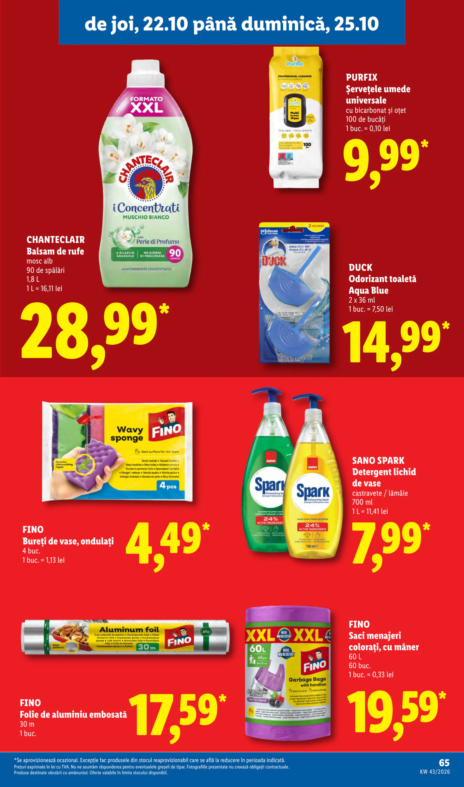 Lidl Románia Catalogul săptămânal, 65. oldal (okt. 19–25.)