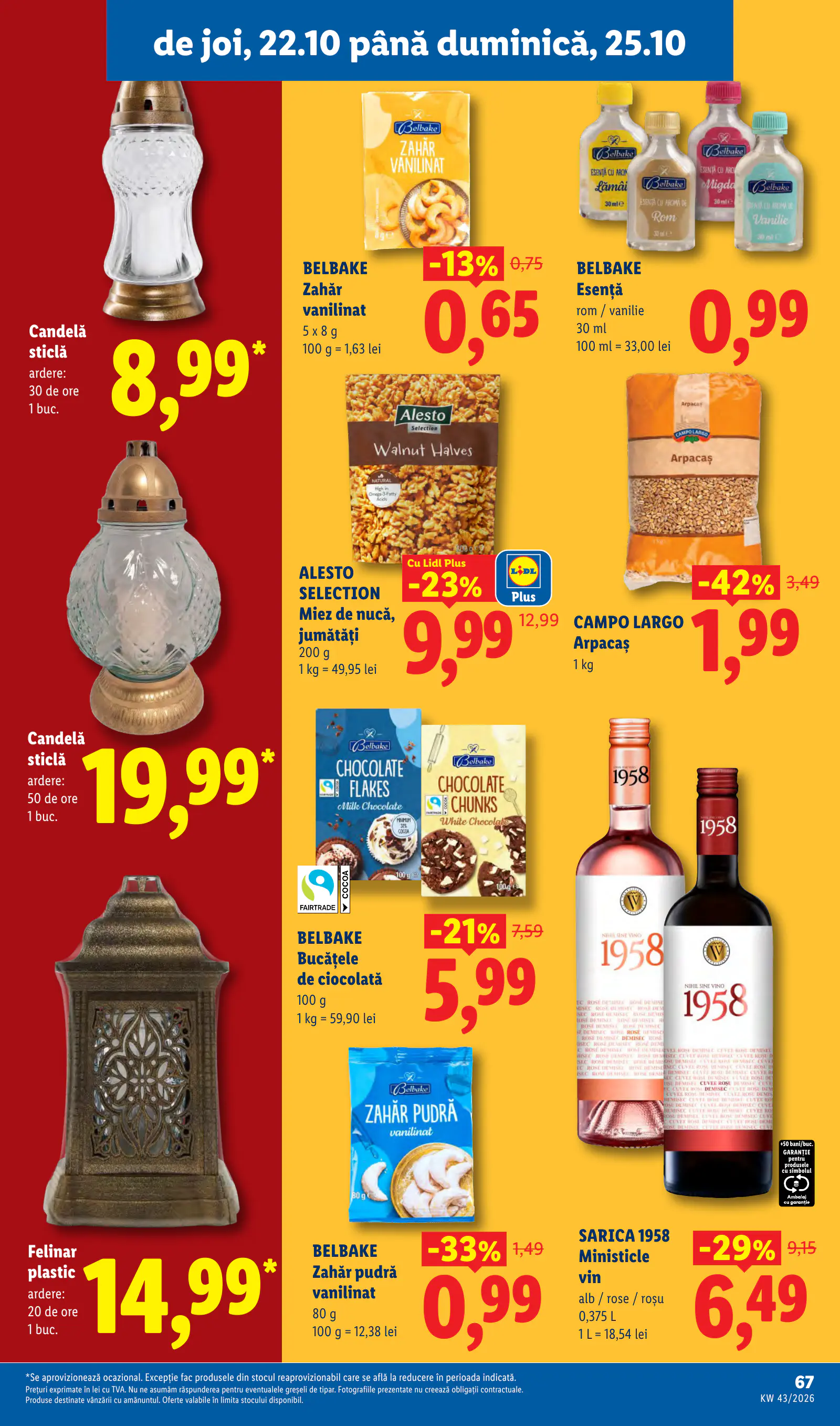 Lidl Románia Catalogul săptămânal, 67. oldal (okt. 19–25.)