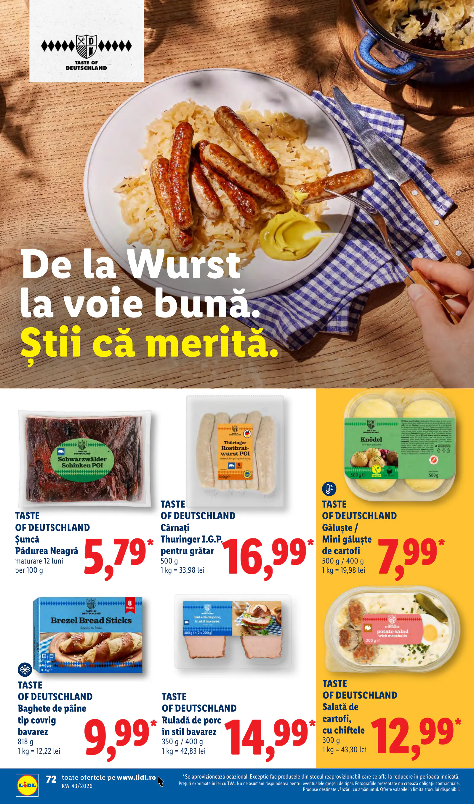 Lidl Románia Catalogul săptămânal, 72. oldal (okt. 19–25.)