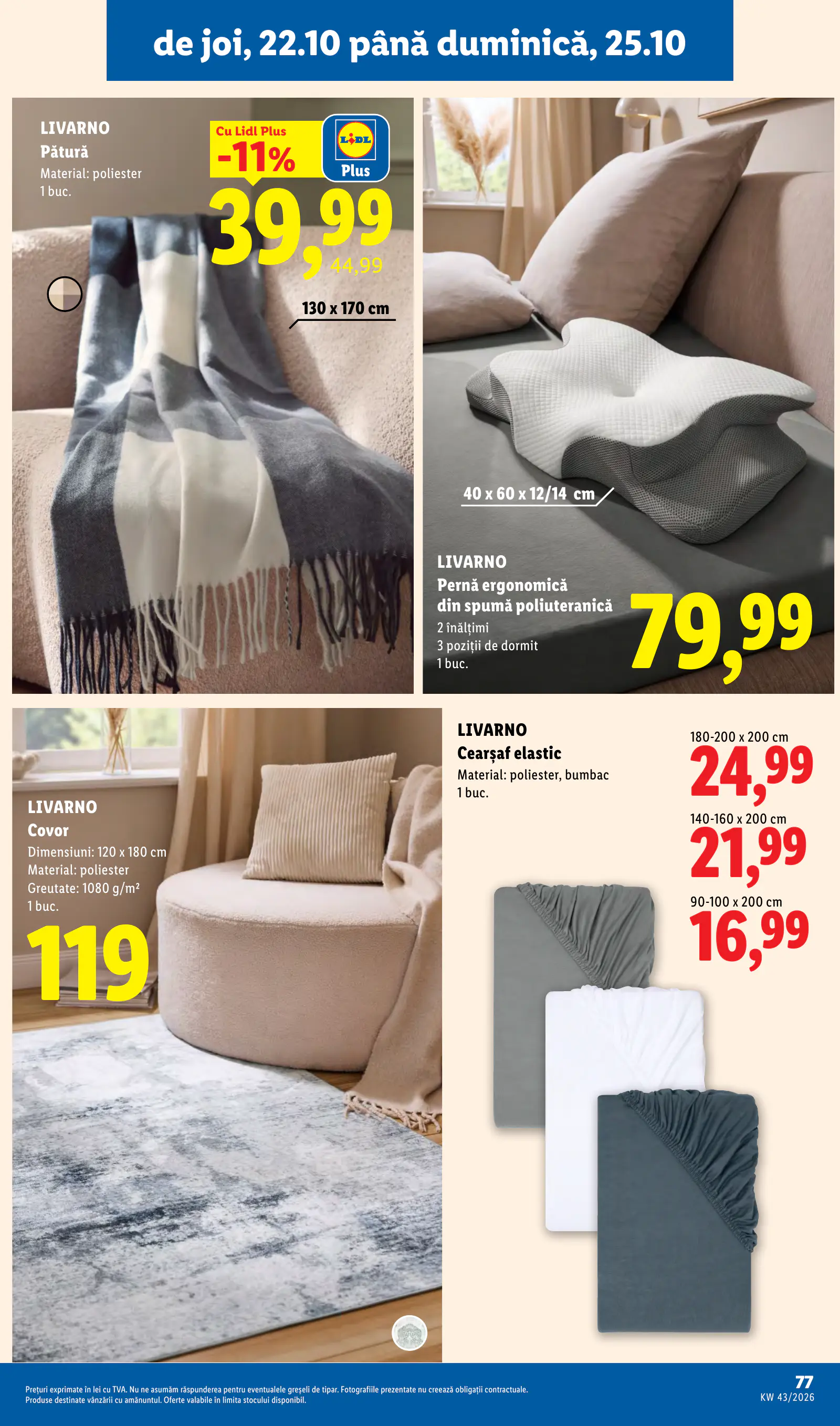 Lidl Románia Catalogul săptămânal, 77. oldal (okt. 19–25.)