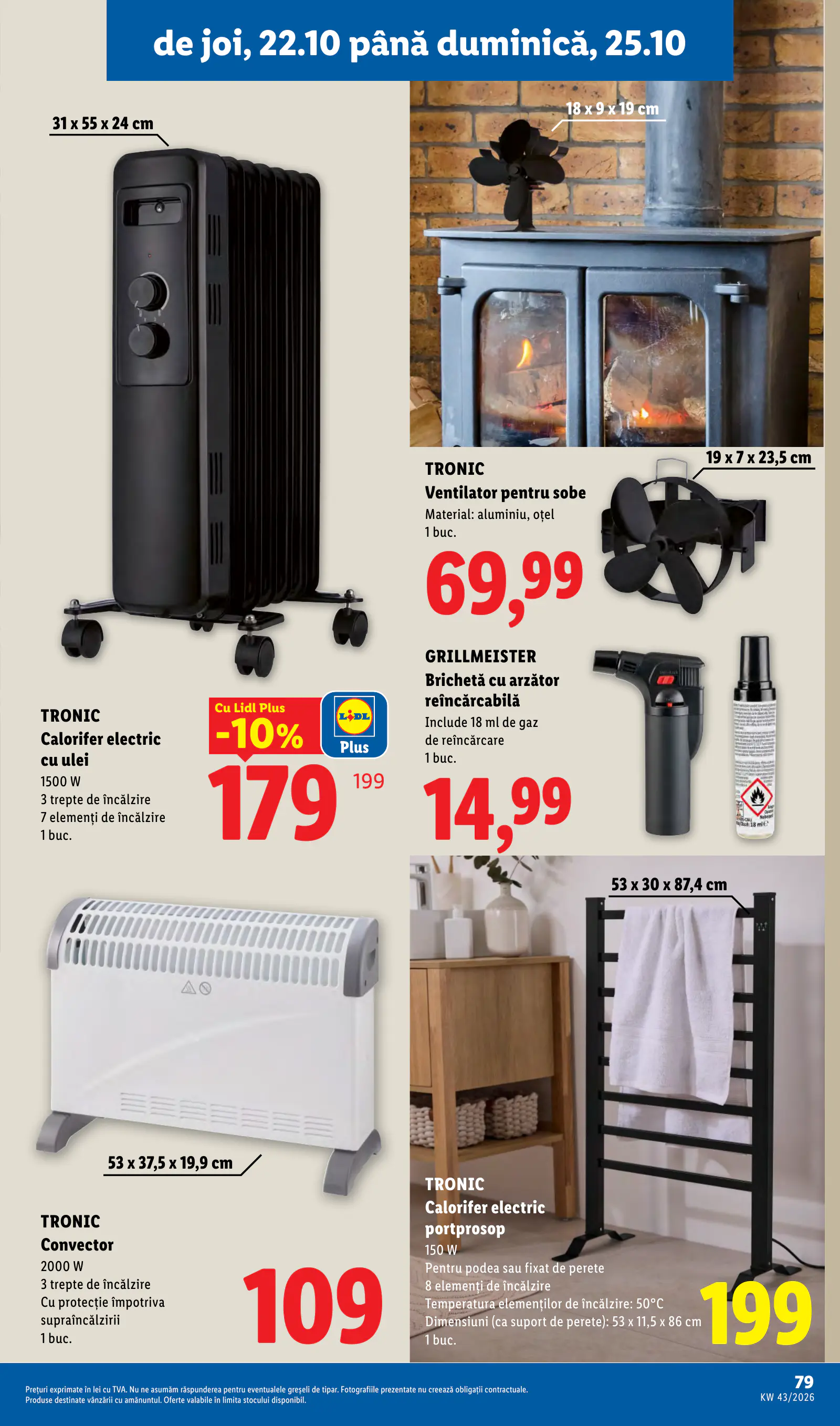 Lidl Románia Catalogul săptămânal, 79. oldal (okt. 19–25.)