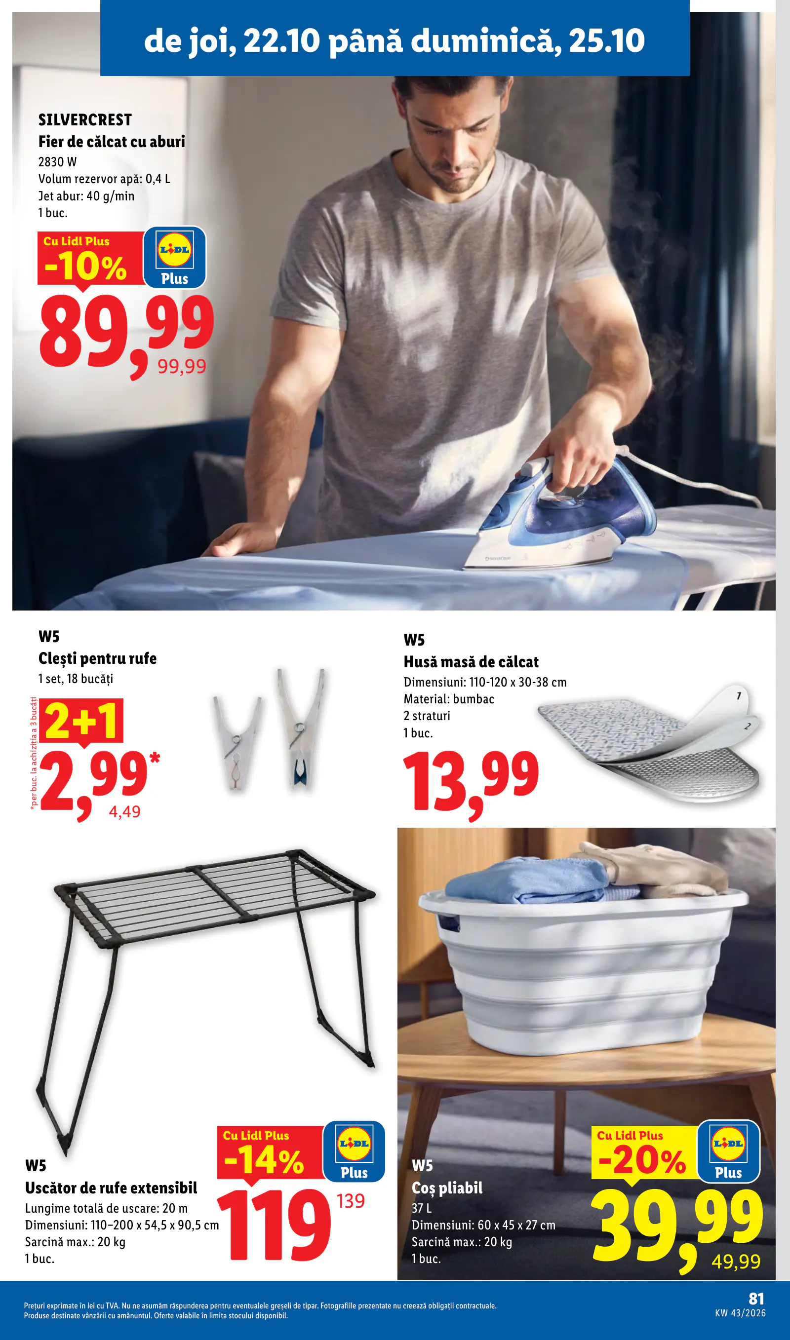 Lidl Románia Catalogul săptămânal, 81. oldal (okt. 19–25.)
