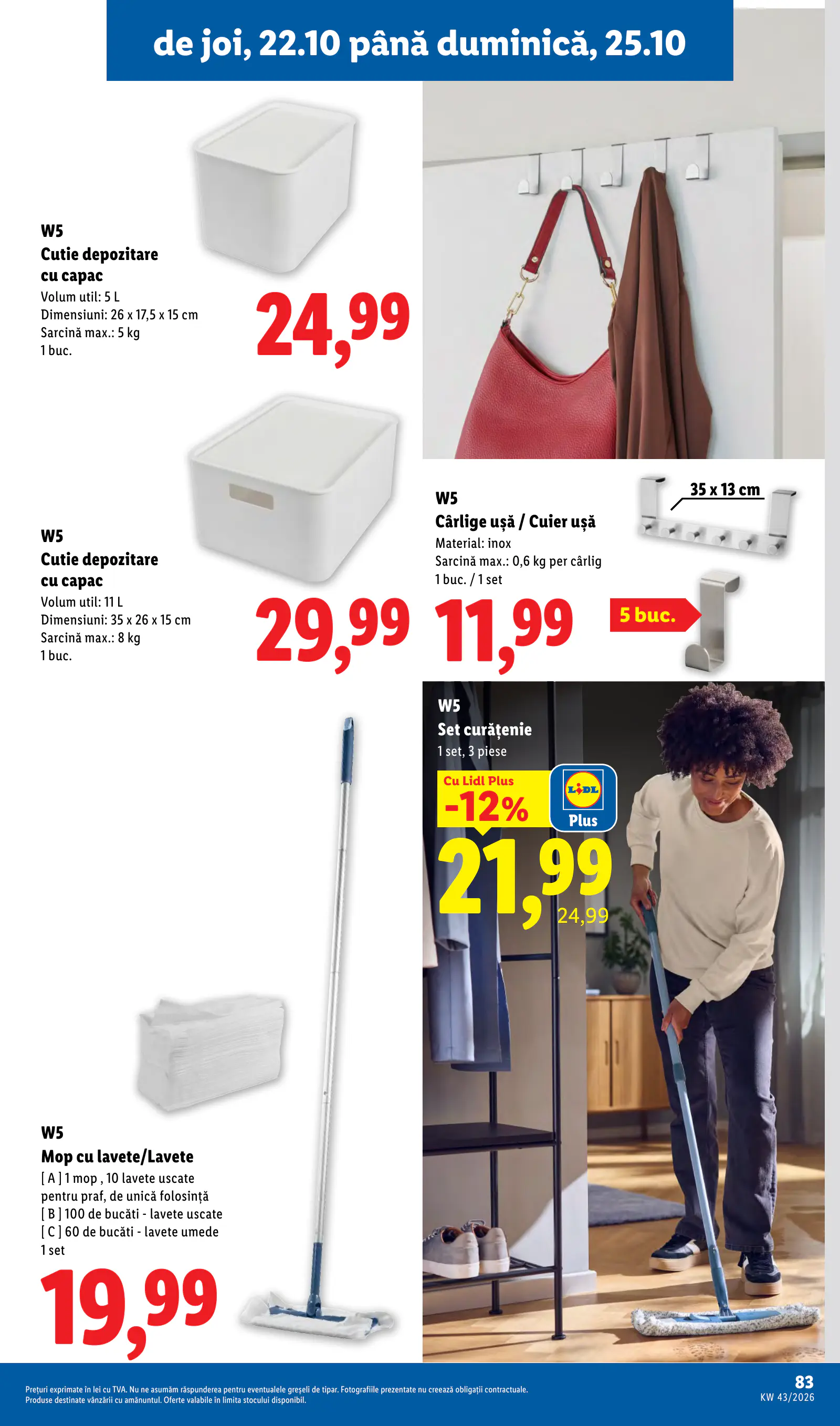 Lidl Románia Catalogul săptămânal, 83. oldal (okt. 19–25.)