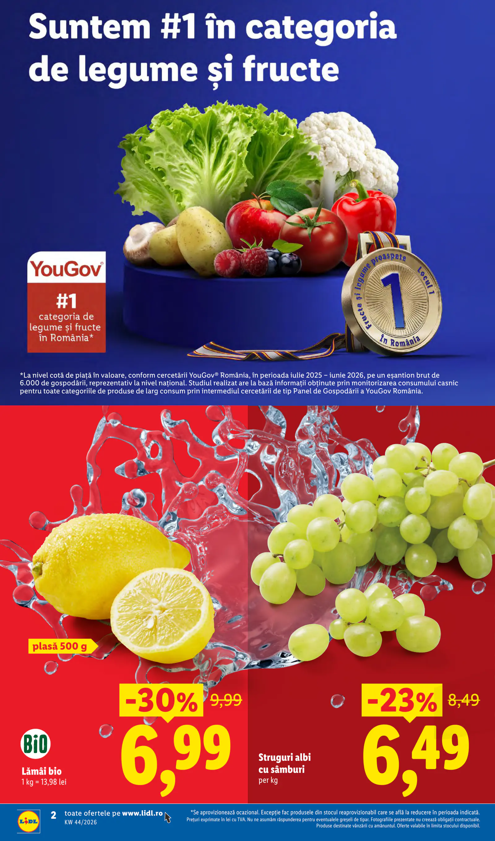 Lidl Románia Catalogul săptămânal, 2. oldal (okt. 26. – nov. 1.)