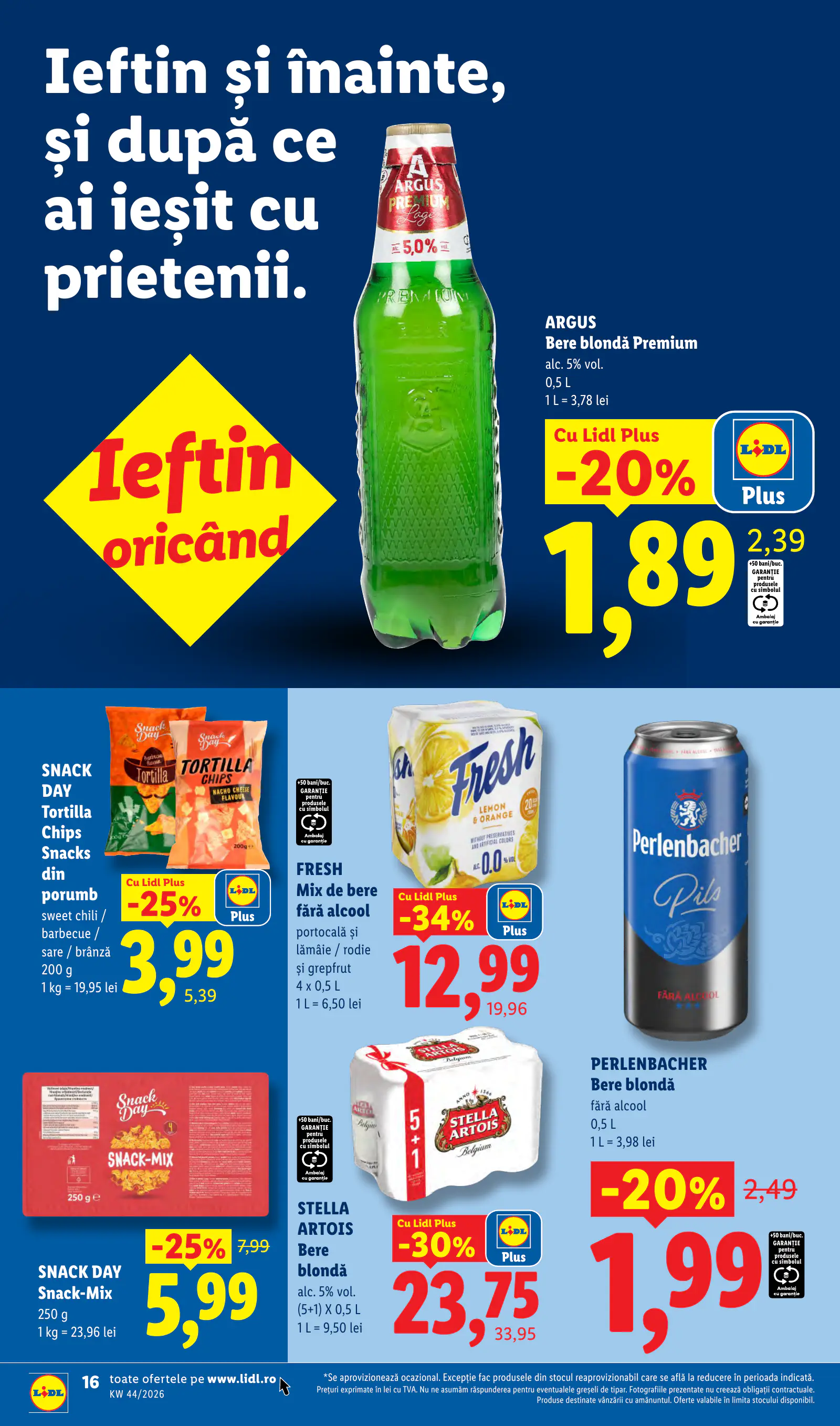 Lidl Románia Catalogul săptămânal, 16. oldal (okt. 26. – nov. 1.)