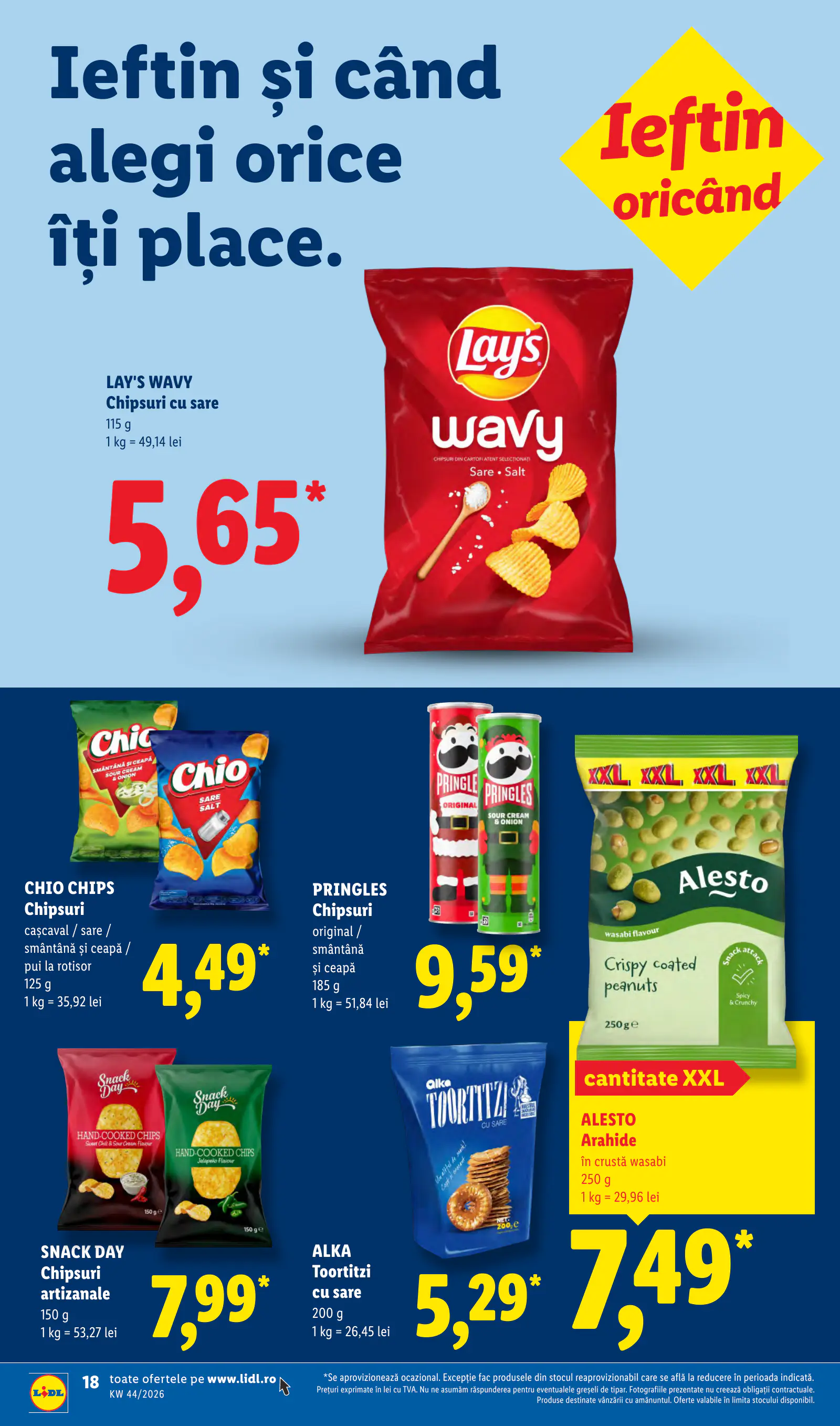 Lidl Románia Catalogul săptămânal, 18. oldal (okt. 26. – nov. 1.)