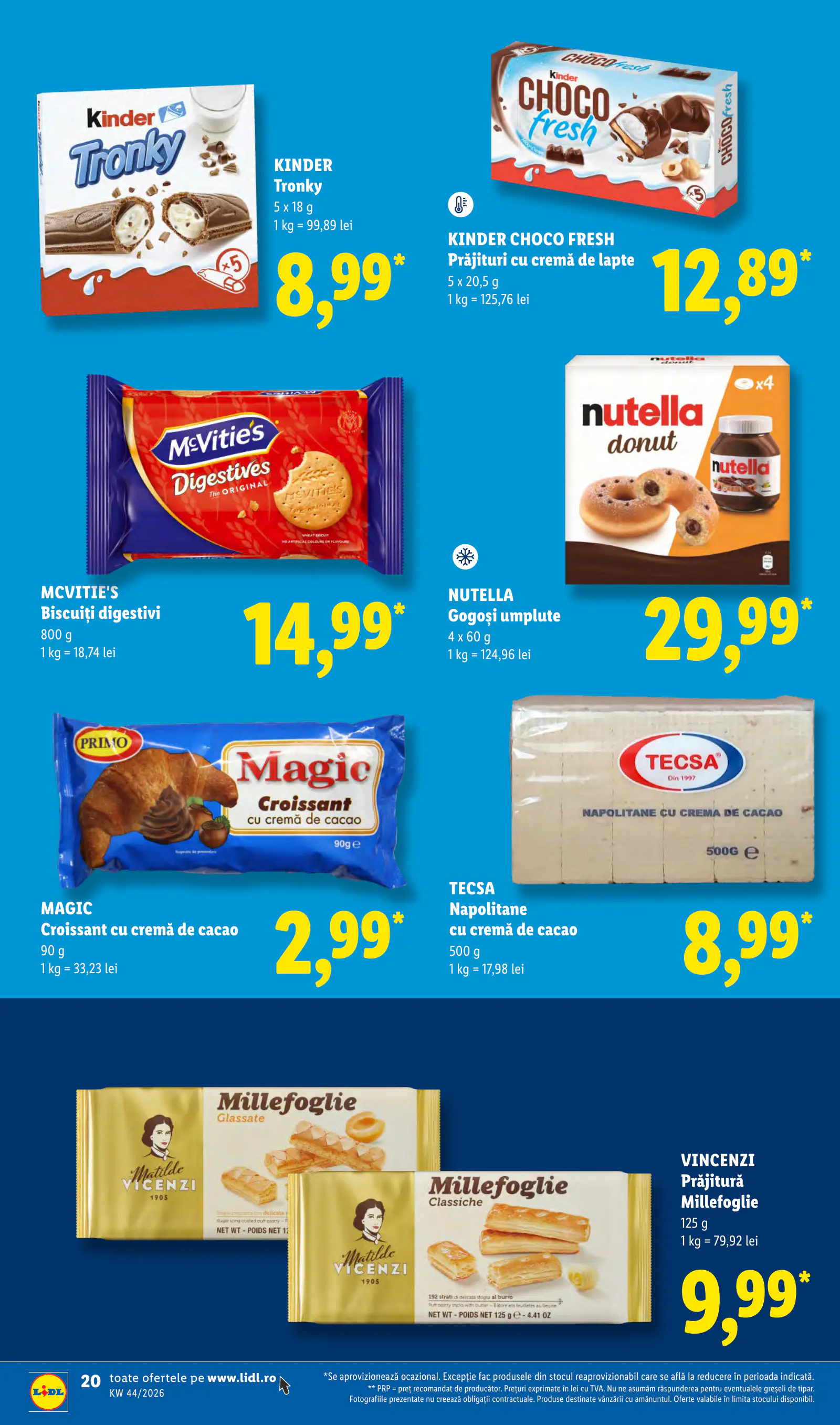 Lidl Románia Catalogul săptămânal, 20. oldal (okt. 26. – nov. 1.)