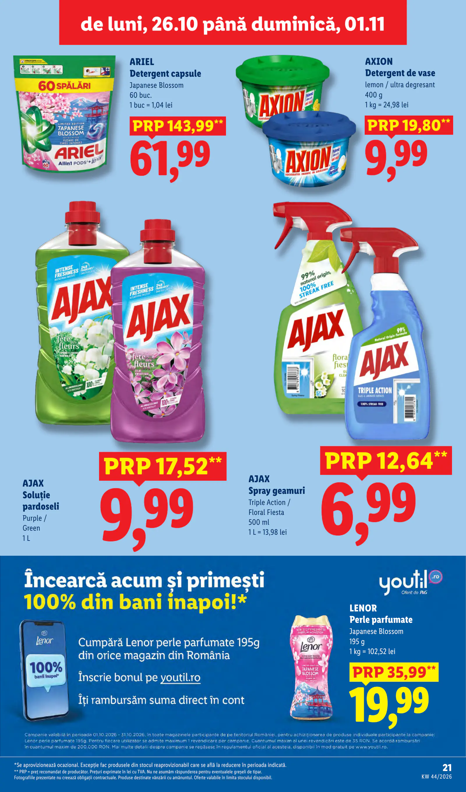 Lidl Románia Catalogul săptămânal, 21. oldal (okt. 26. – nov. 1.)