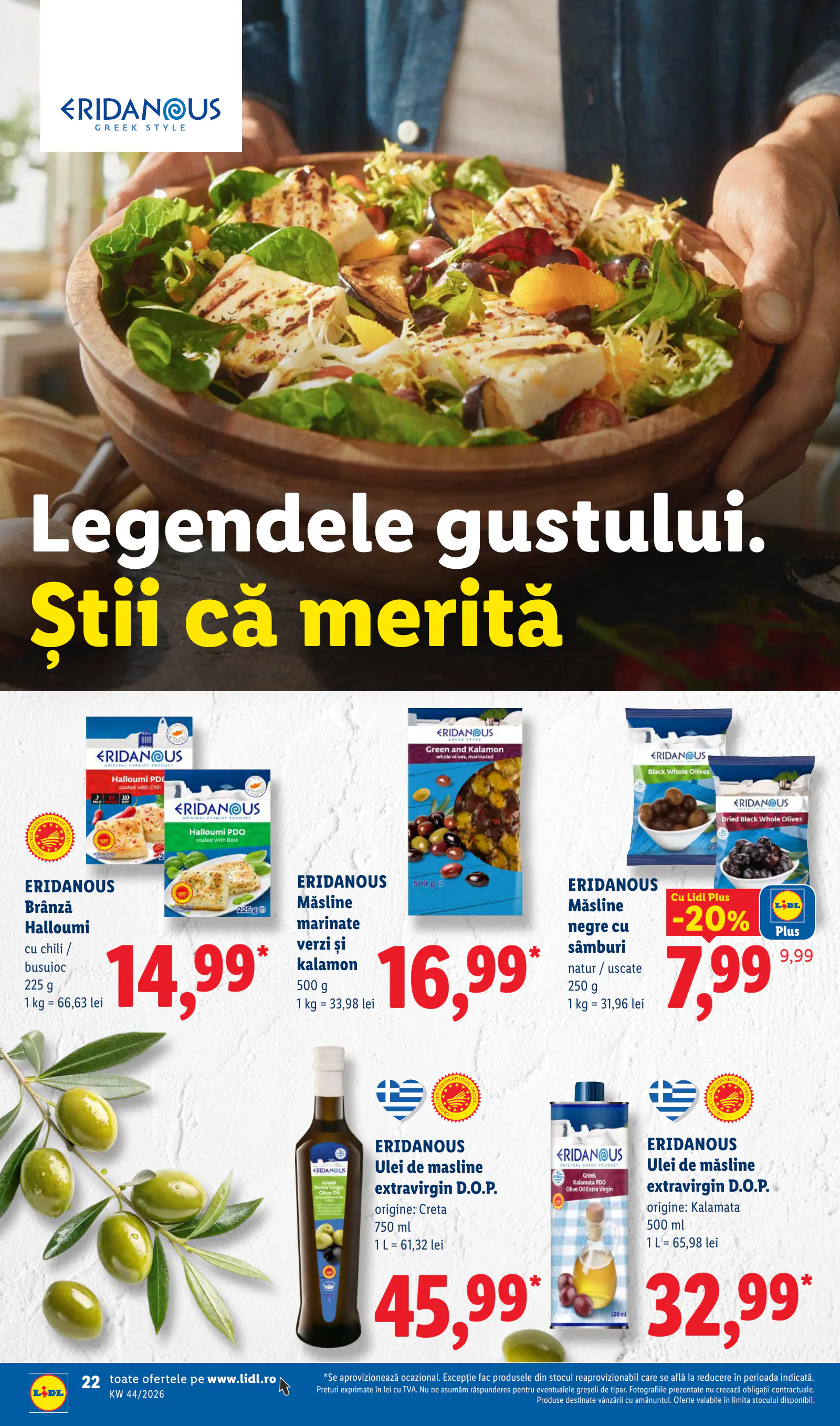 Lidl Románia Catalogul săptămânal, 22. oldal (okt. 26. – nov. 1.)