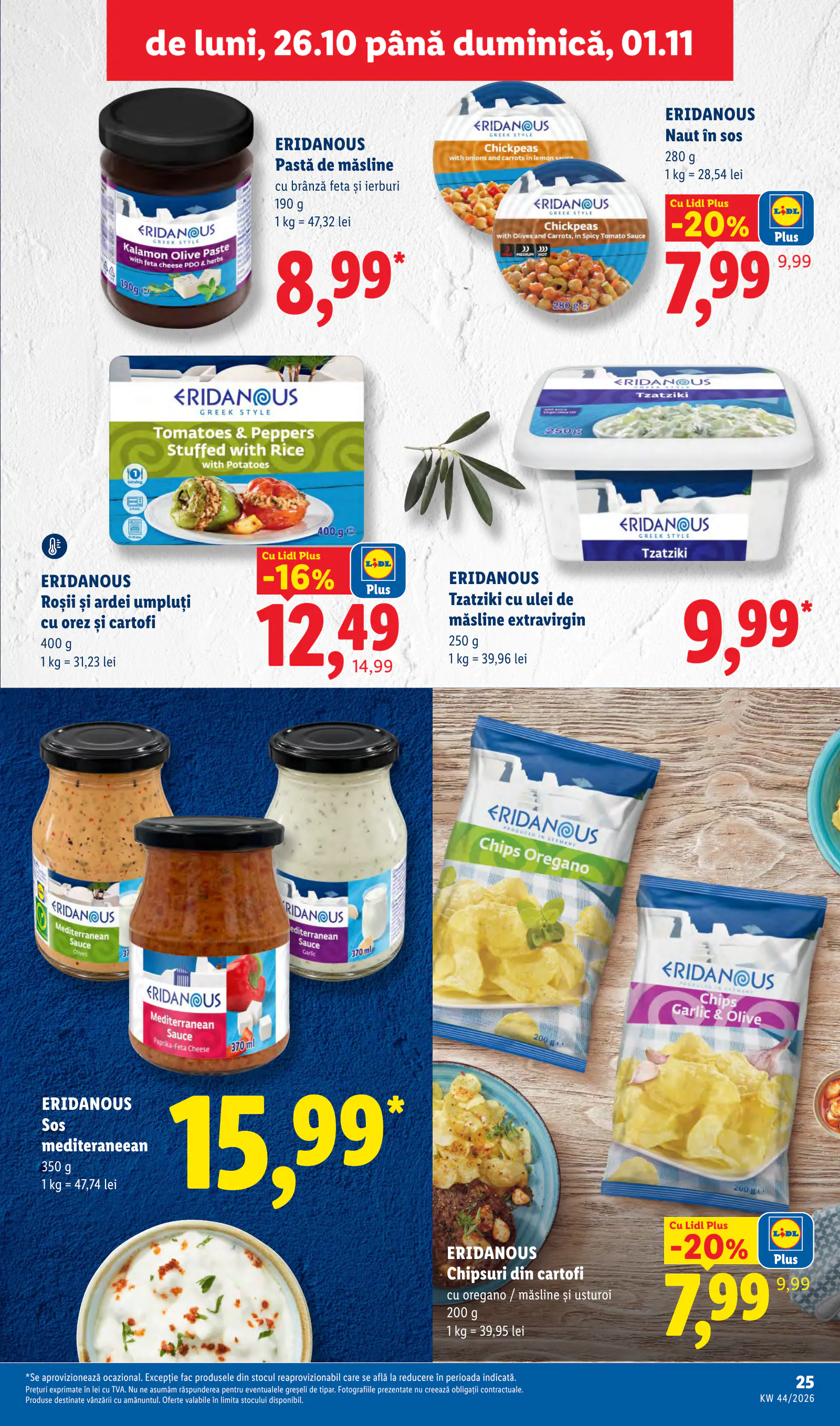 Lidl Románia Catalogul săptămânal, 25. oldal (okt. 26. – nov. 1.)