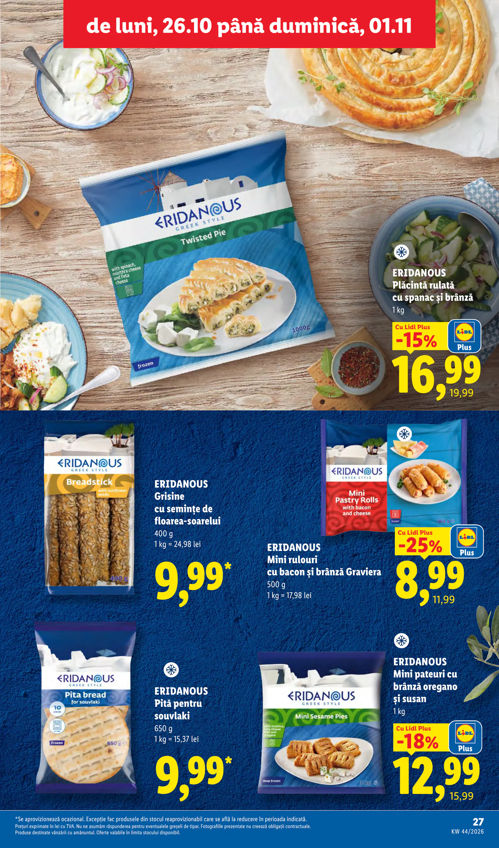 Lidl Románia Catalogul săptămânal, 27. oldal (okt. 26. – nov. 1.)