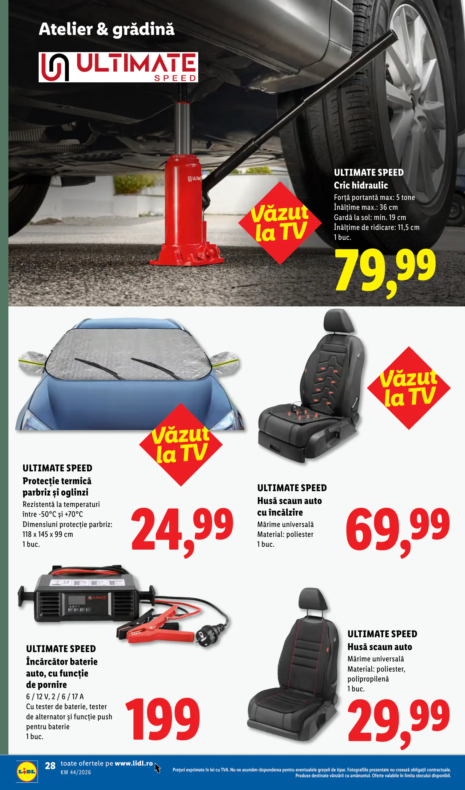 Lidl Románia Catalogul săptămânal, 28. oldal (okt. 26. – nov. 1.)