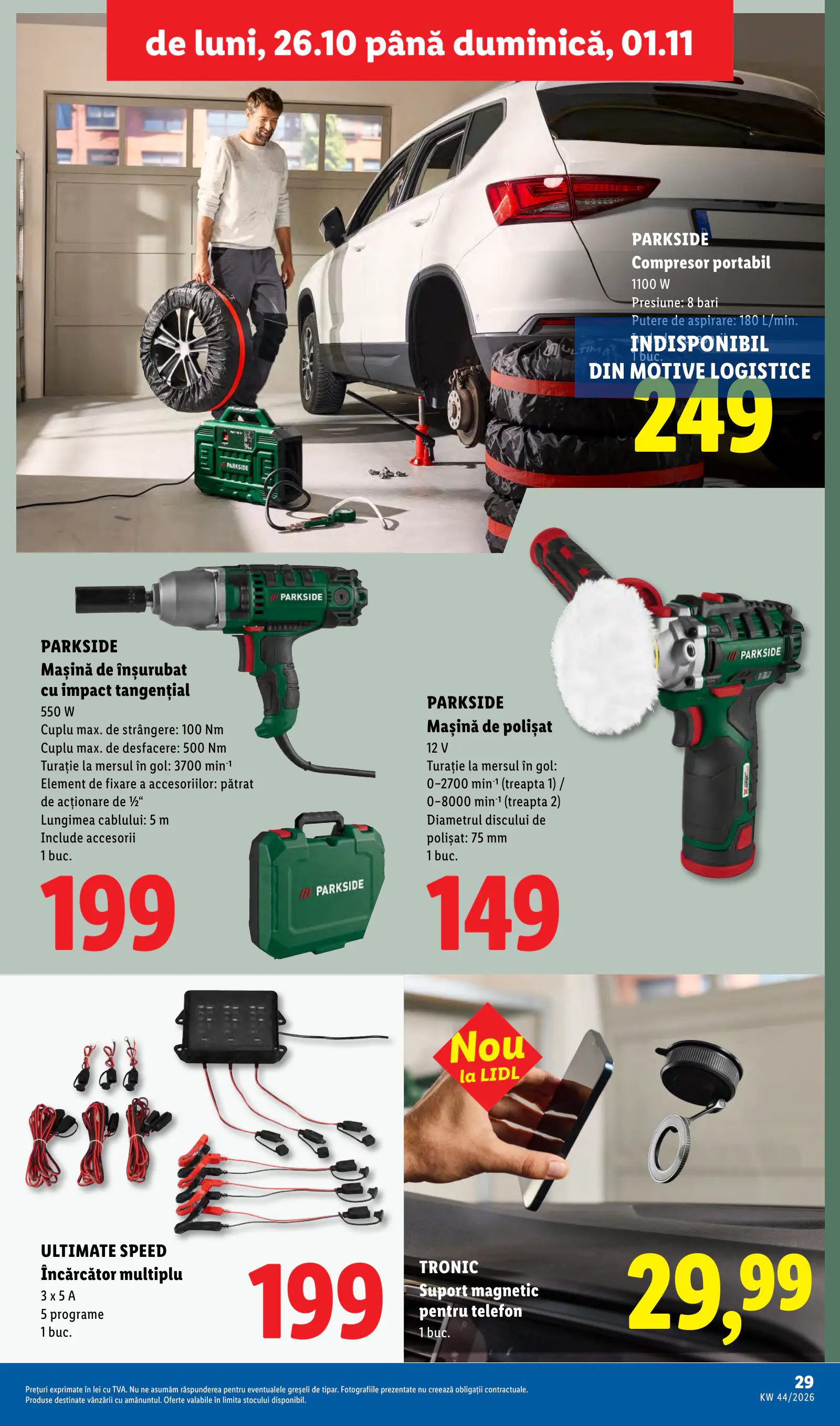 Lidl Románia Catalogul săptămânal, 29. oldal (okt. 26. – nov. 1.)