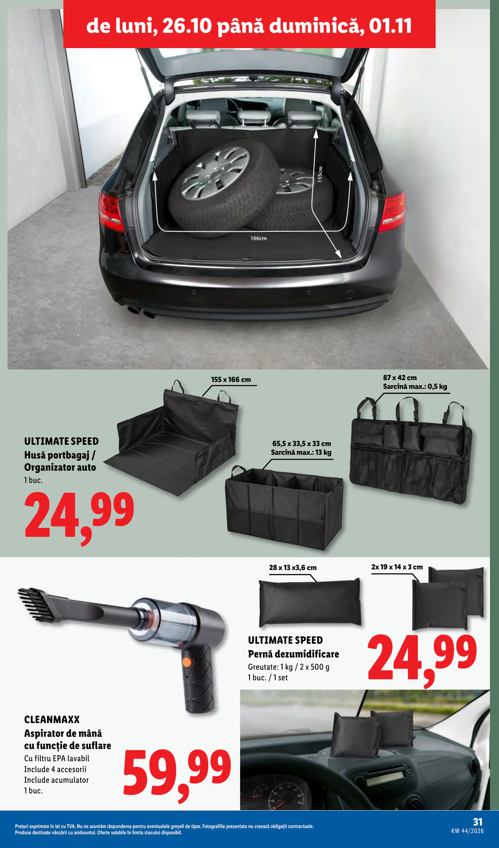 Lidl Románia Catalogul săptămânal, 31. oldal (okt. 26. – nov. 1.)