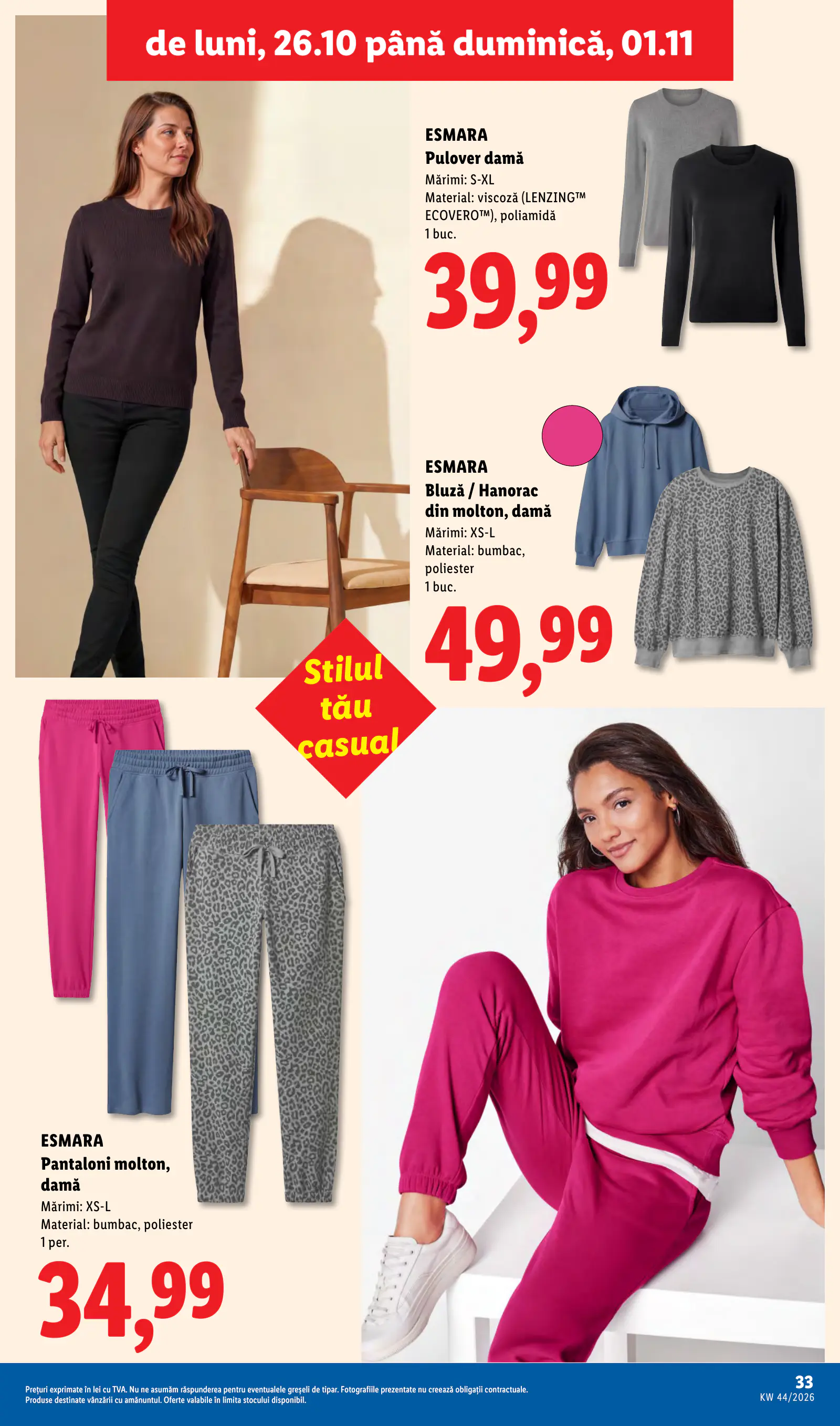 Lidl Románia Catalogul săptămânal, 33. oldal (okt. 26. – nov. 1.)
