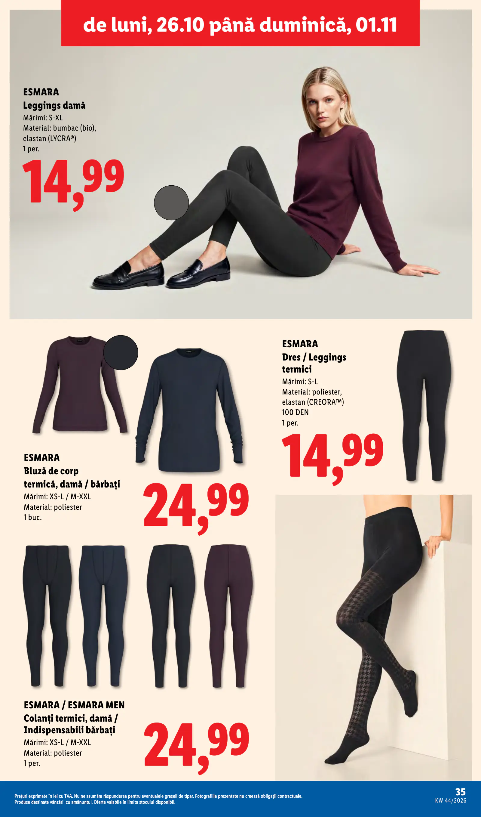 Lidl Románia Catalogul săptămânal, 35. oldal (okt. 26. – nov. 1.)