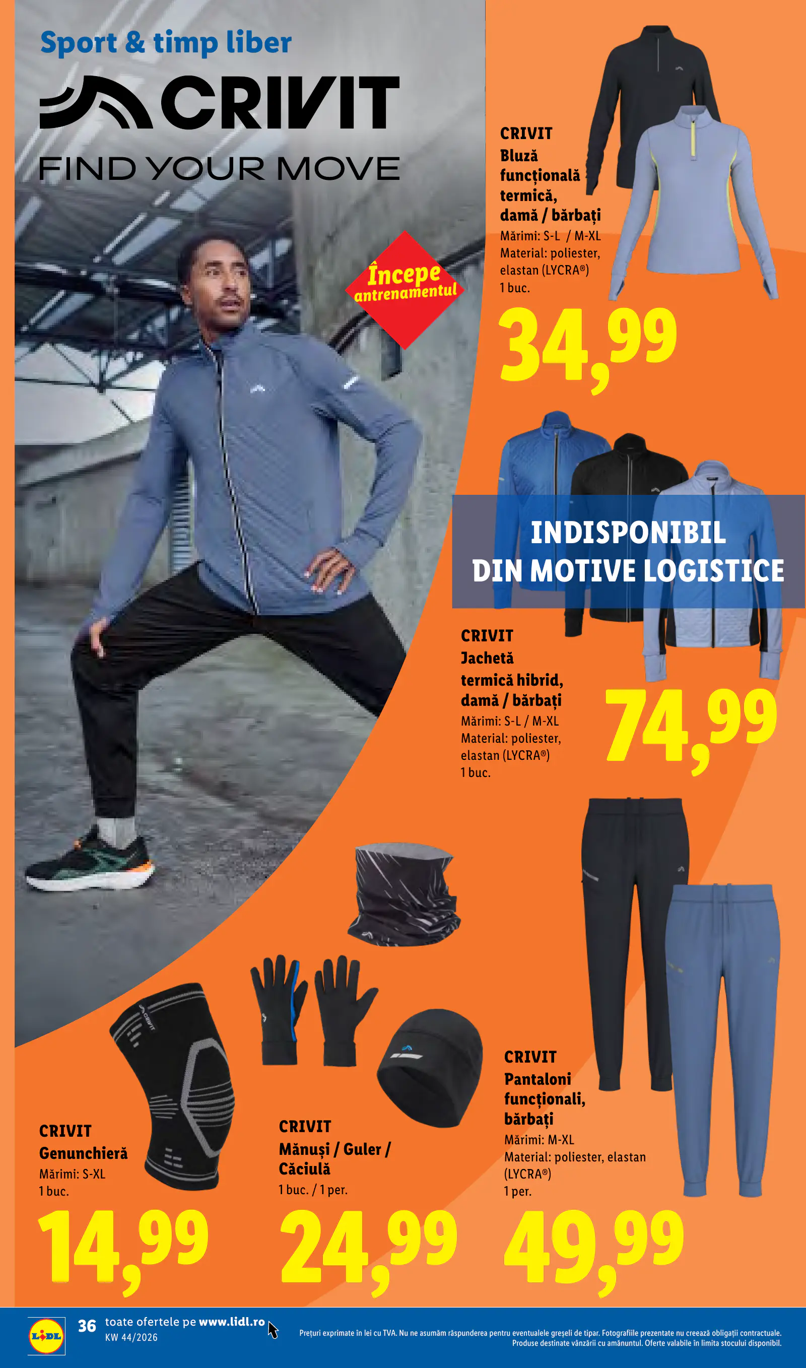 Lidl Románia Catalogul săptămânal, 36. oldal (okt. 26. – nov. 1.)