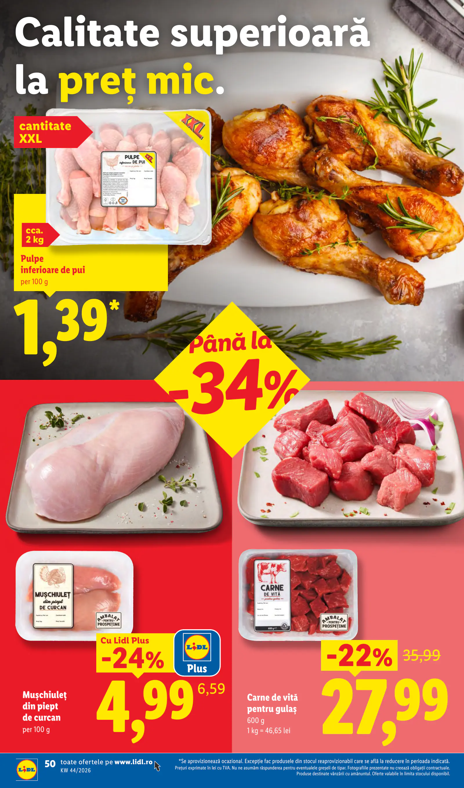 Lidl Románia Catalogul săptămânal, 50. oldal (okt. 26. – nov. 1.)