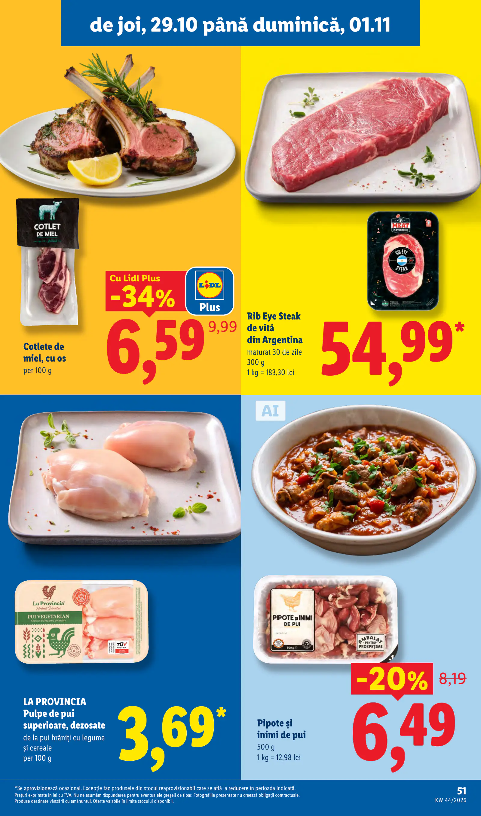 Lidl Románia Catalogul săptămânal, 51. oldal (okt. 26. – nov. 1.)