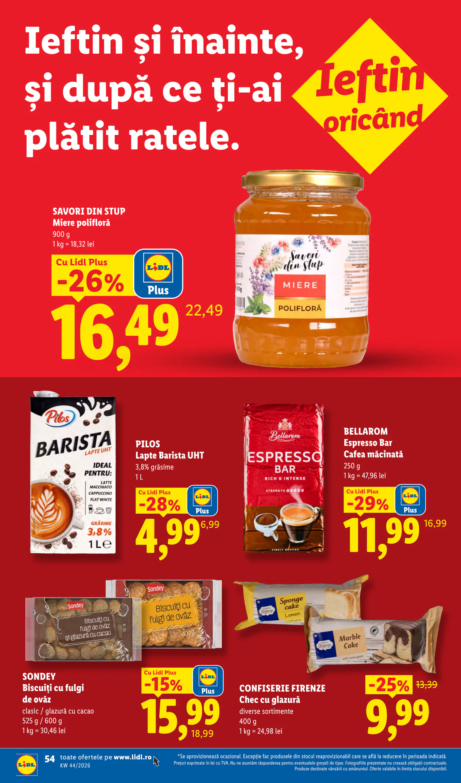 Lidl Románia Catalogul săptămânal, 54. oldal (okt. 26. – nov. 1.)
