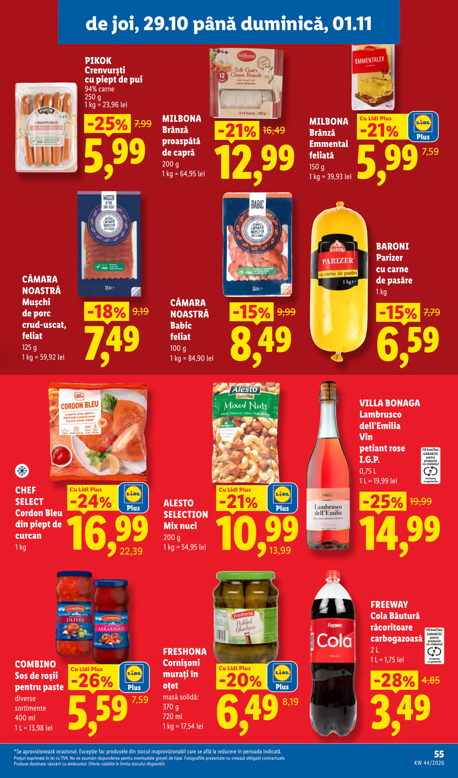Lidl Románia Catalogul săptămânal, 55. oldal (okt. 26. – nov. 1.)