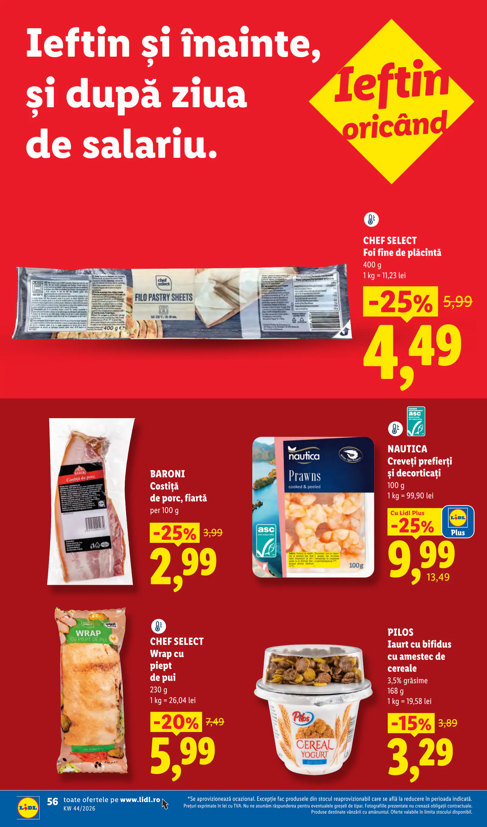Lidl Románia Catalogul săptămânal, 56. oldal (okt. 26. – nov. 1.)