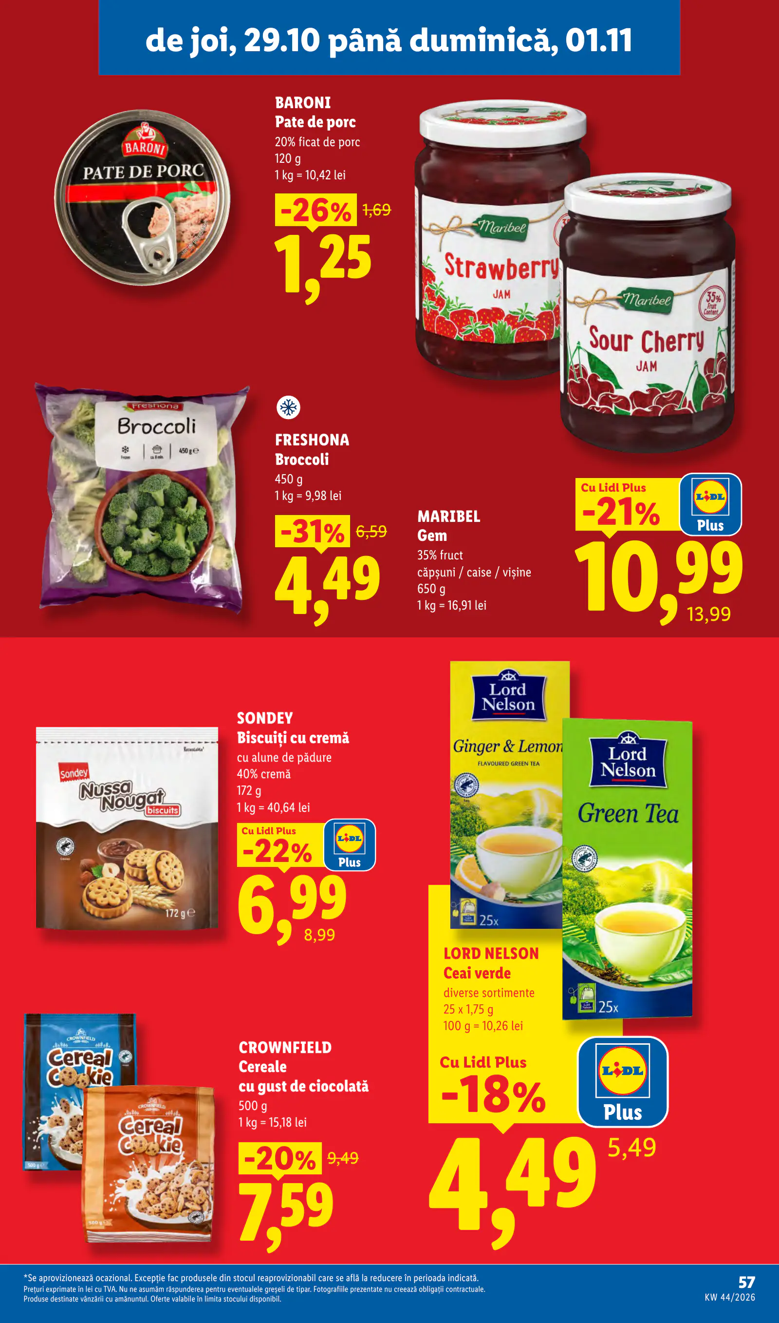 Lidl Románia Catalogul săptămânal, 57. oldal (okt. 26. – nov. 1.)