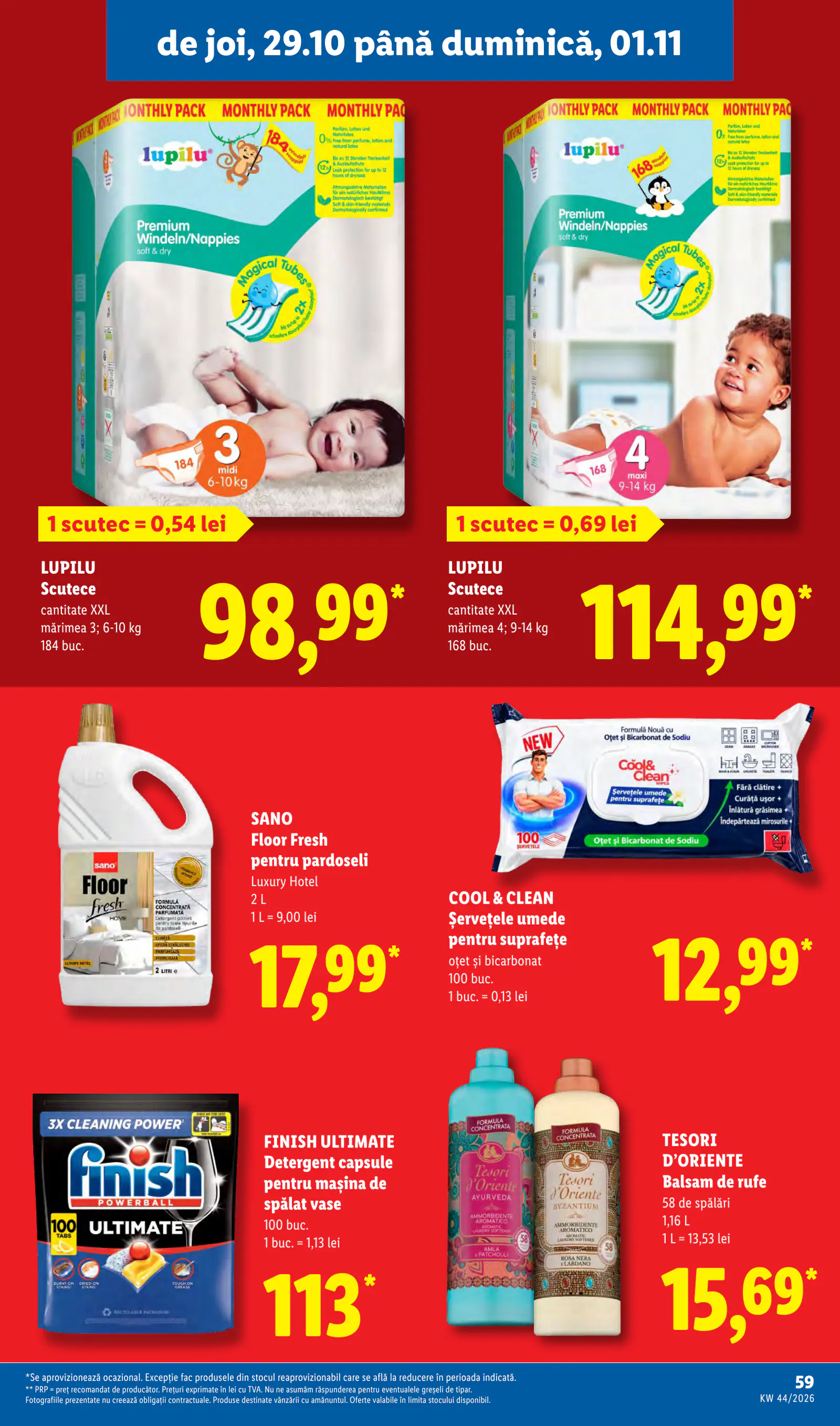 Lidl Románia Catalogul săptămânal, 59. oldal (okt. 26. – nov. 1.)